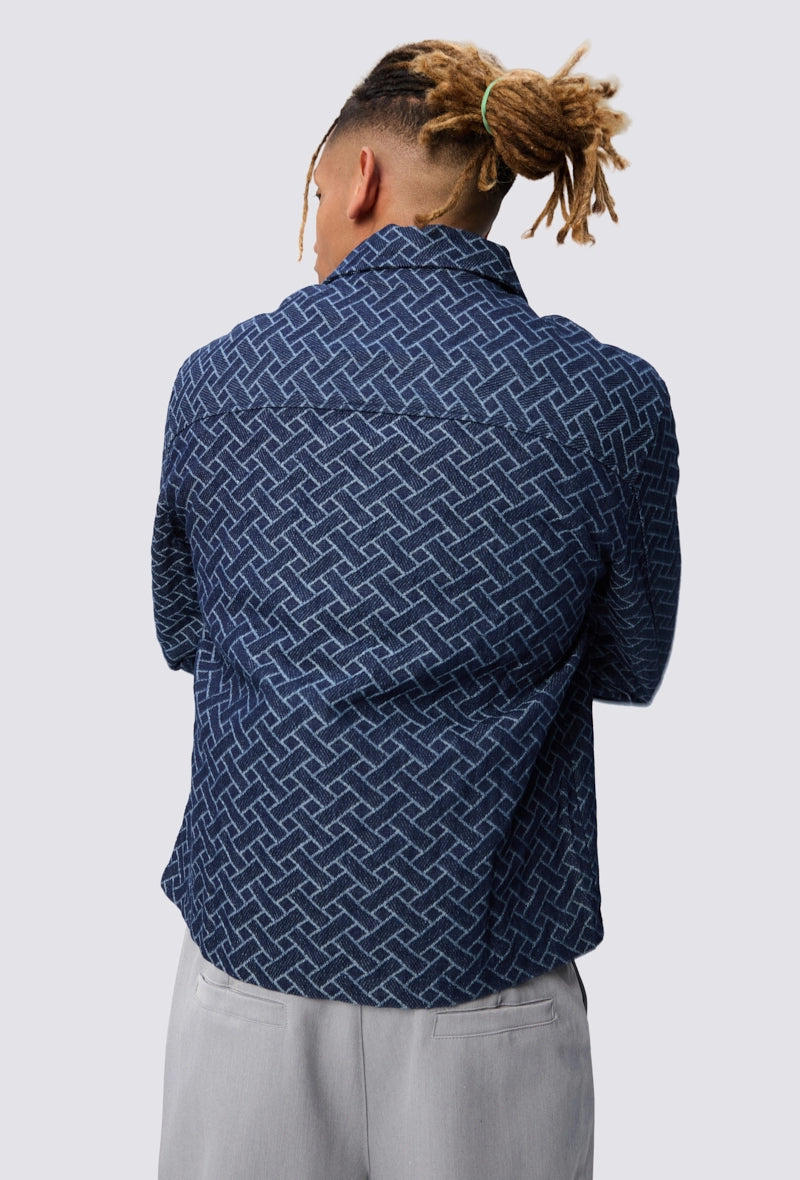 Veste à motifs sans capuche