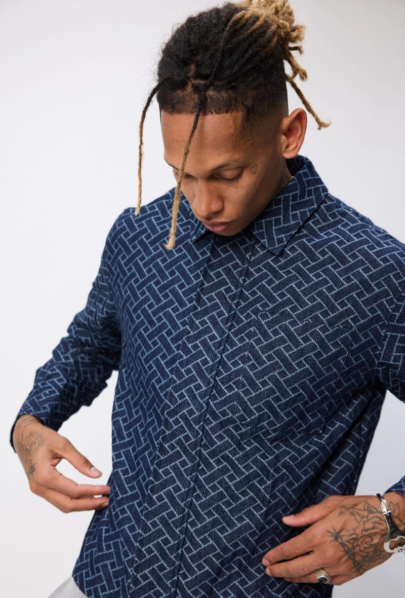 Veste à motifs sans capuche