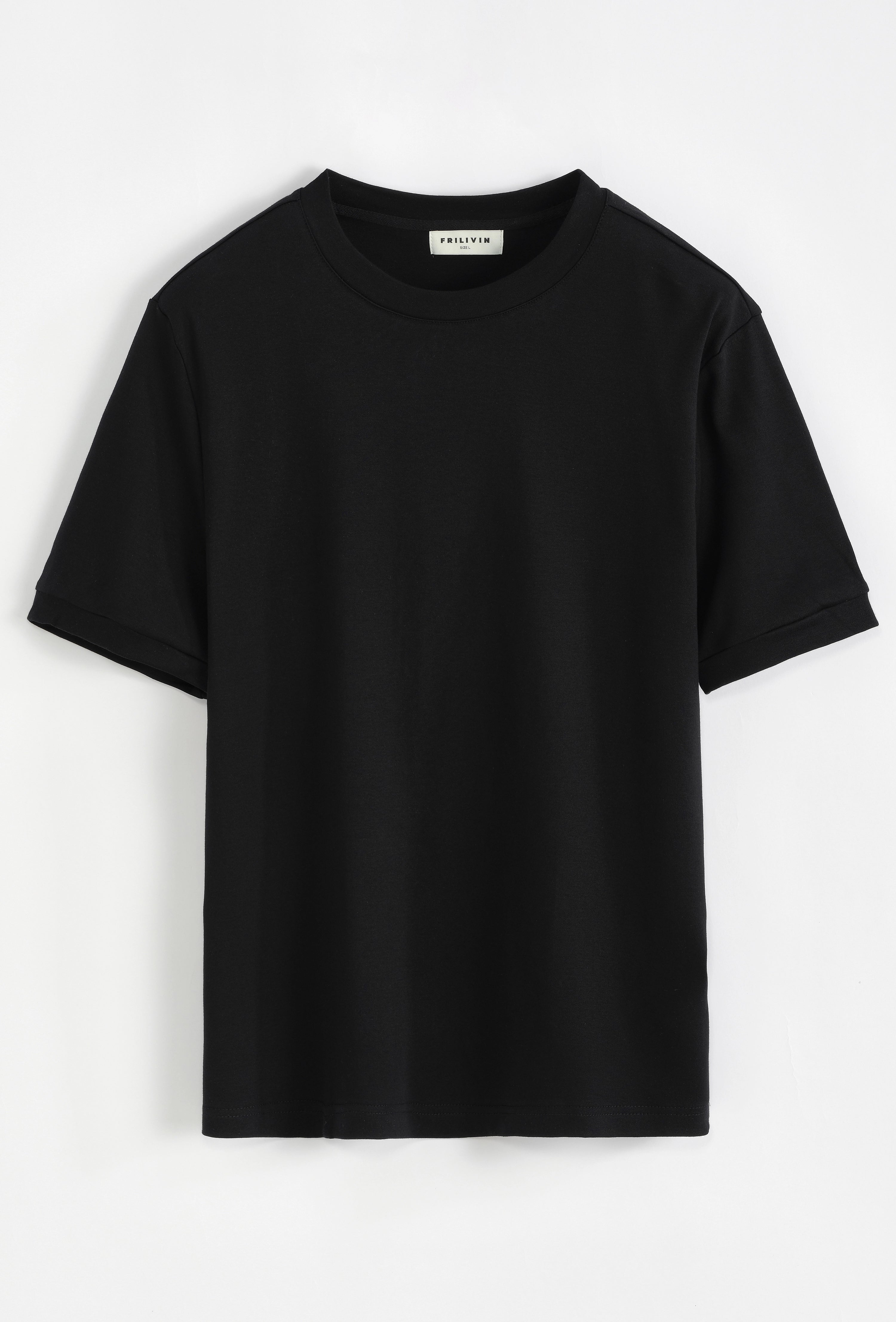 T-shirt uni manches courtes