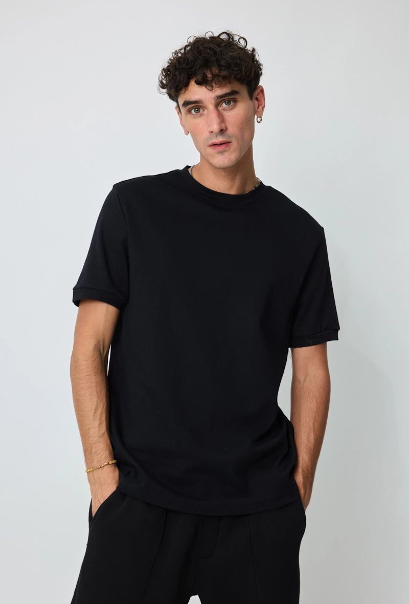 T-shirt uni manches courtes