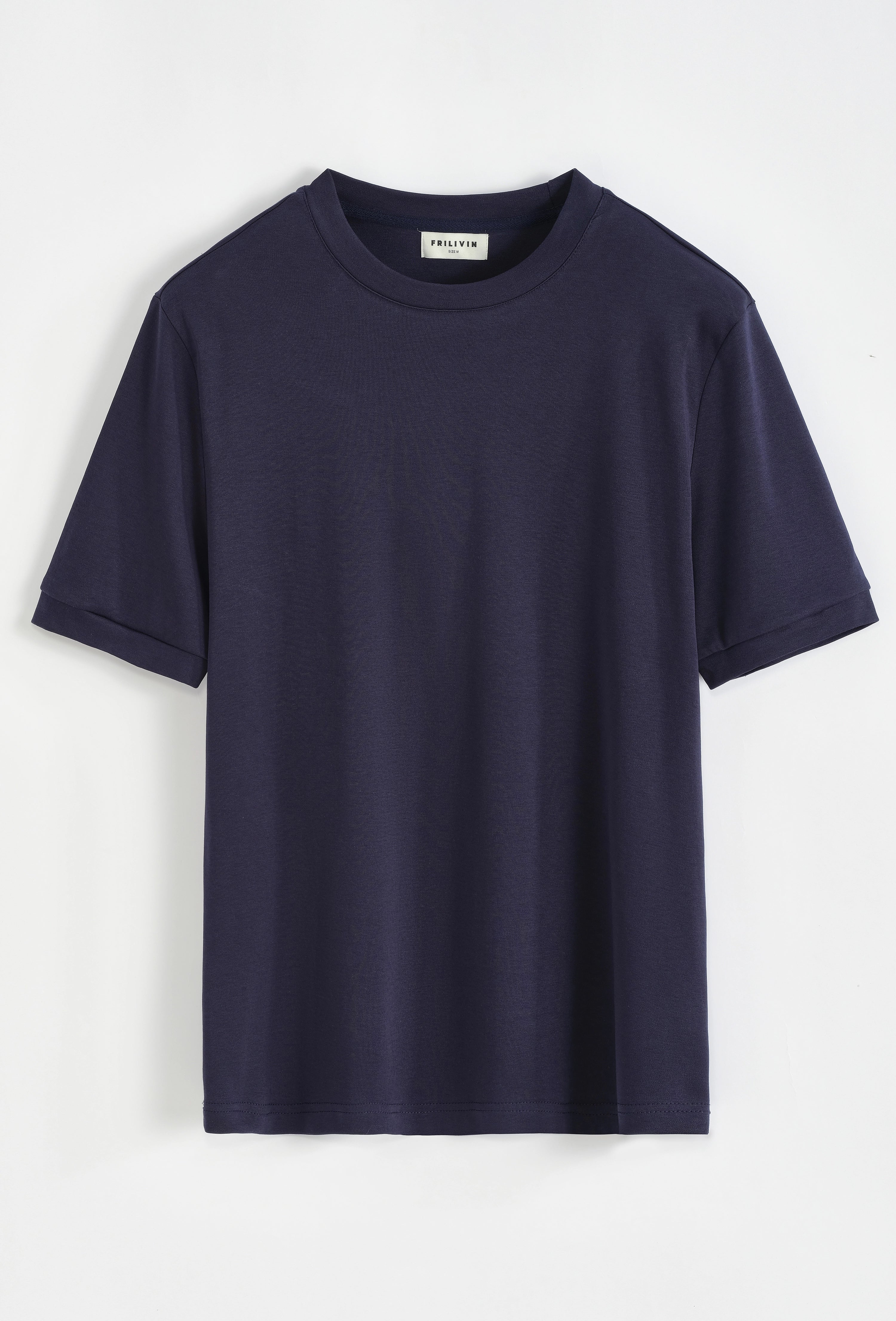 T-shirt uni manches courtes