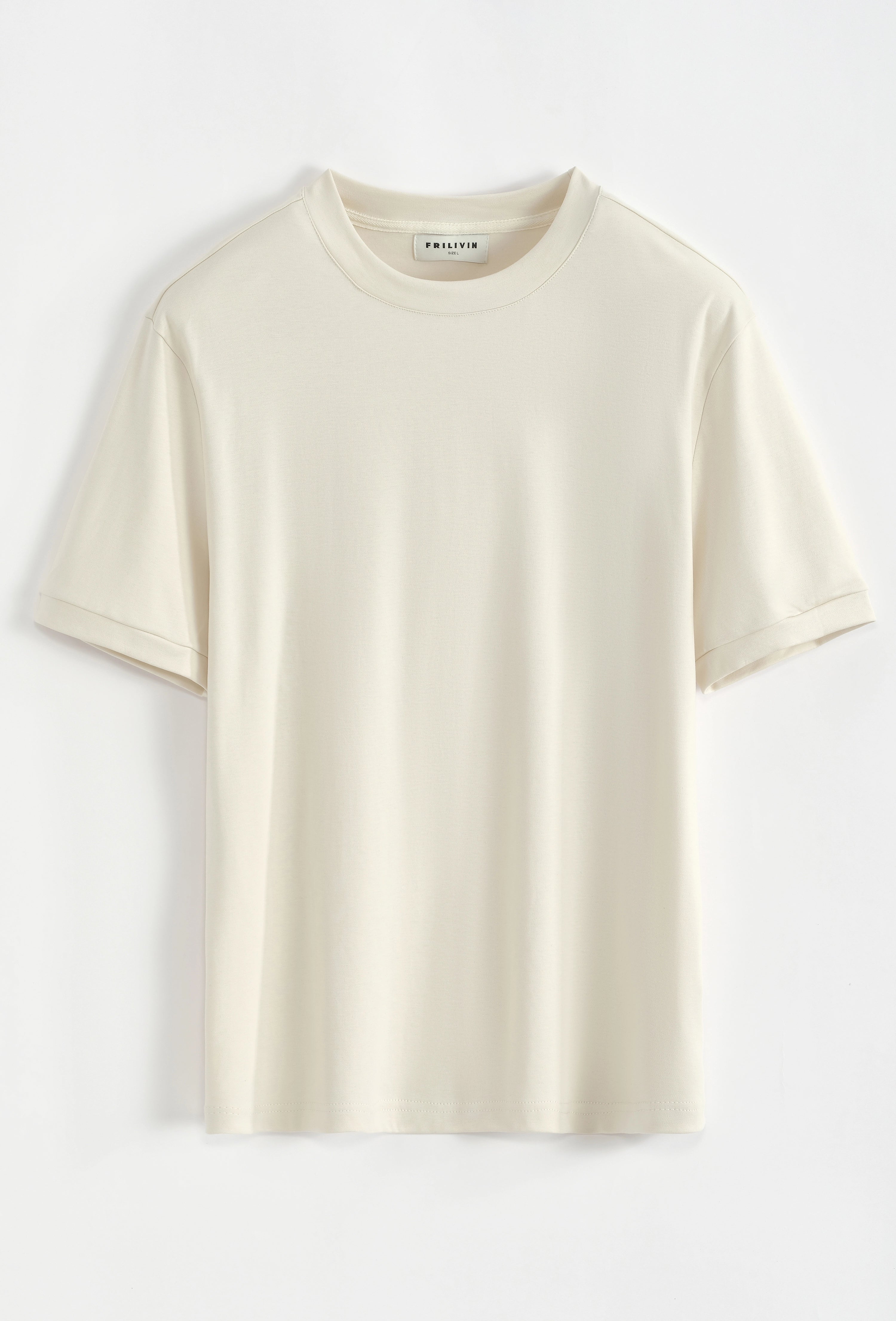 T-shirt uni manches courtes