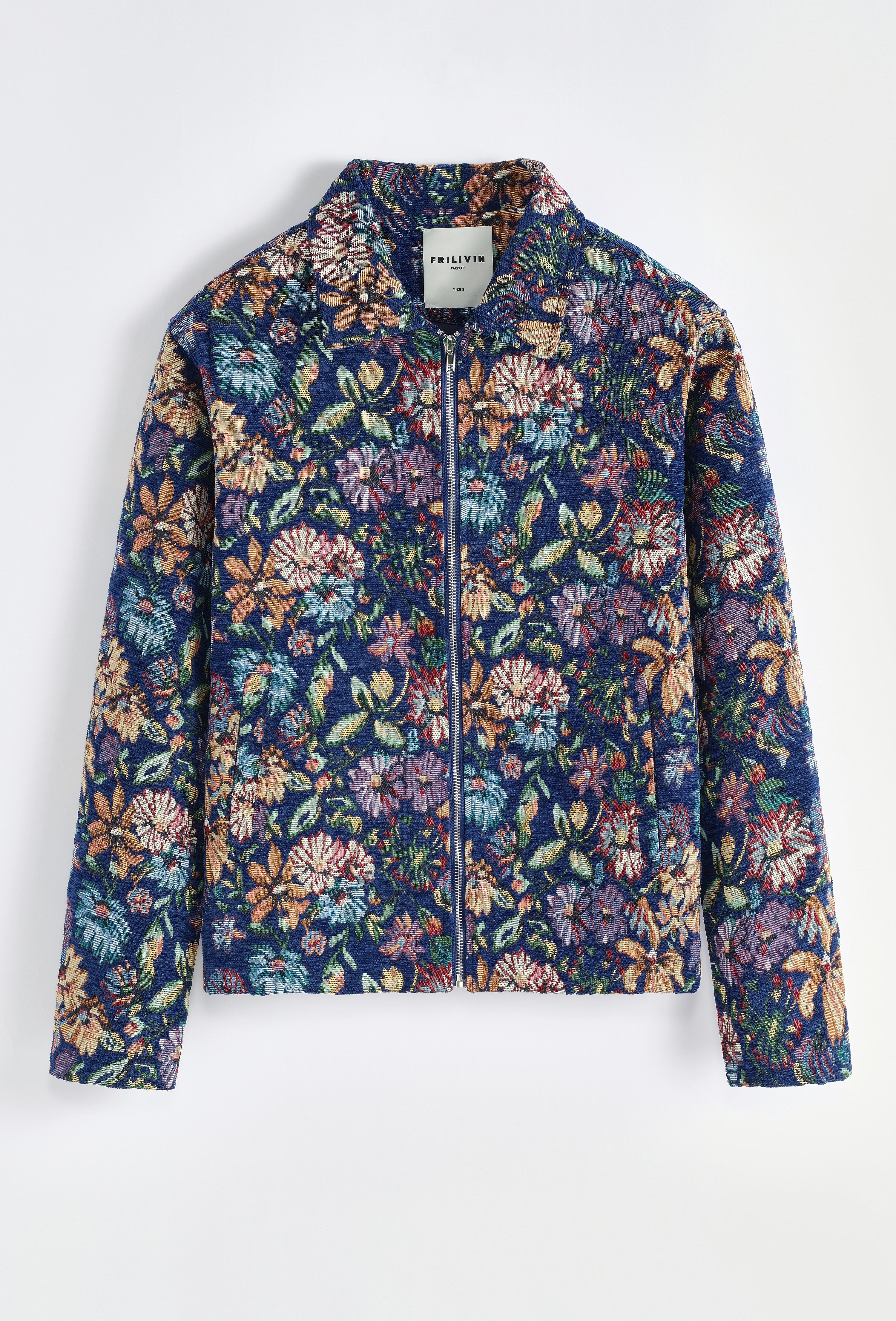 Veste à motif fleuri
