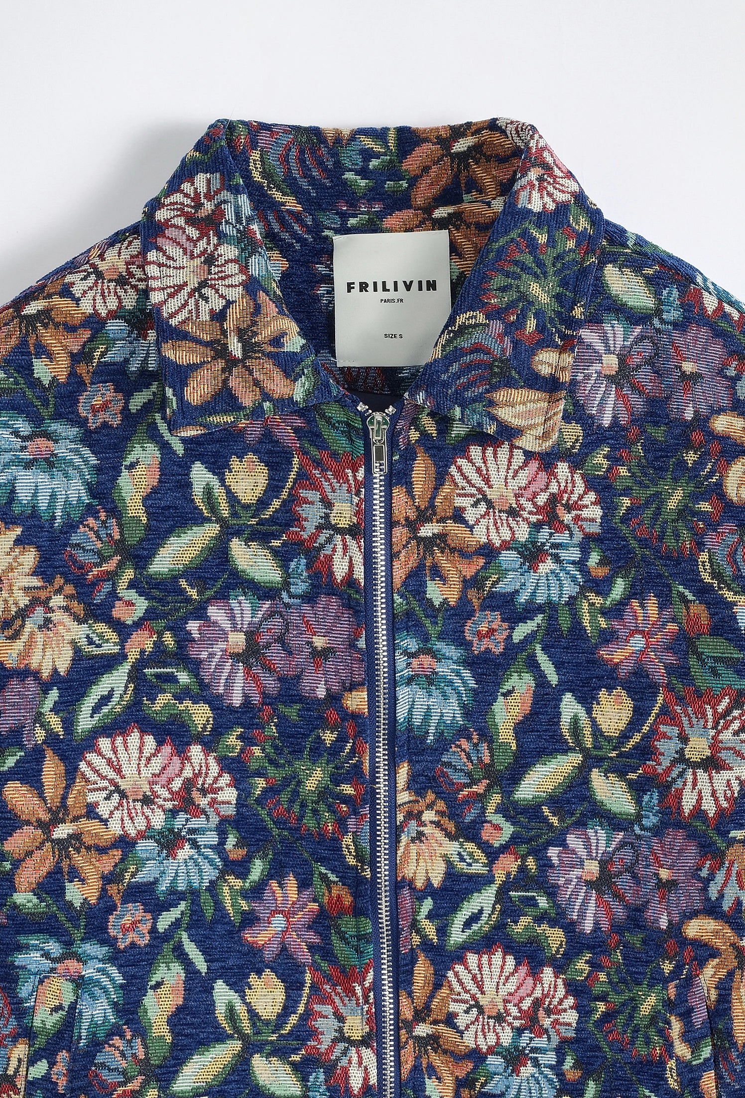 Veste à motif fleuri