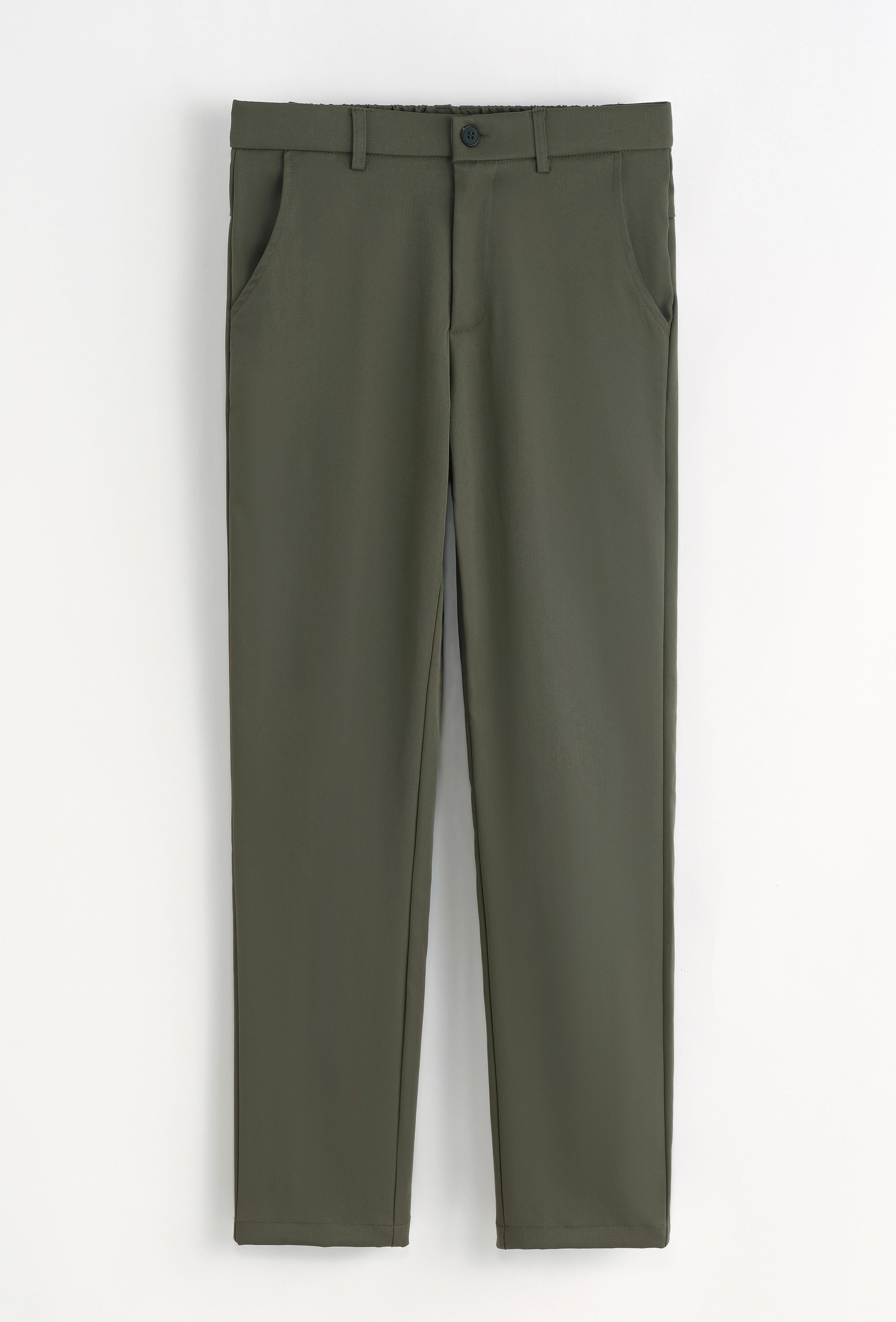 Pantalon uni coupe normale
