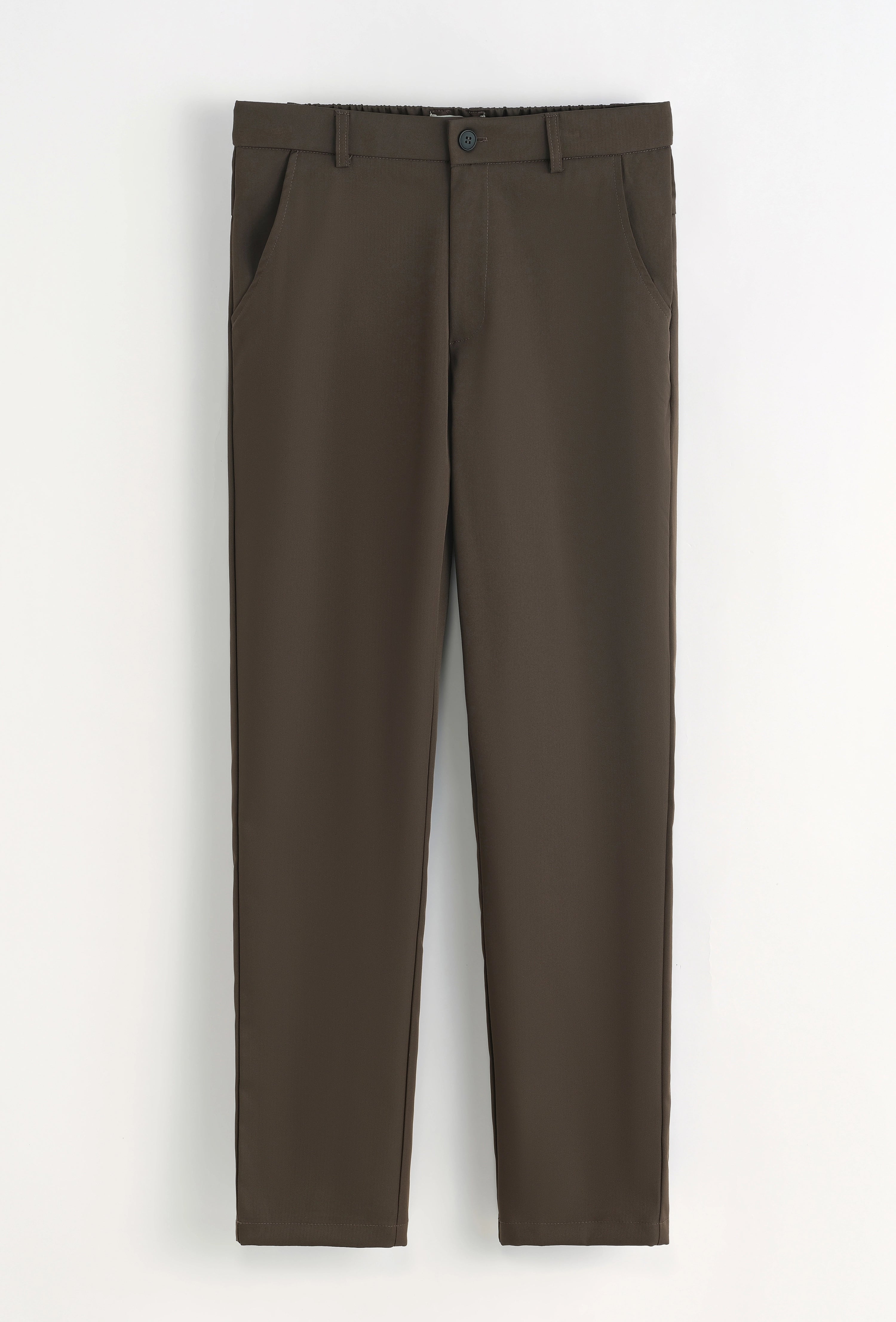 Pantalon uni coupe normale