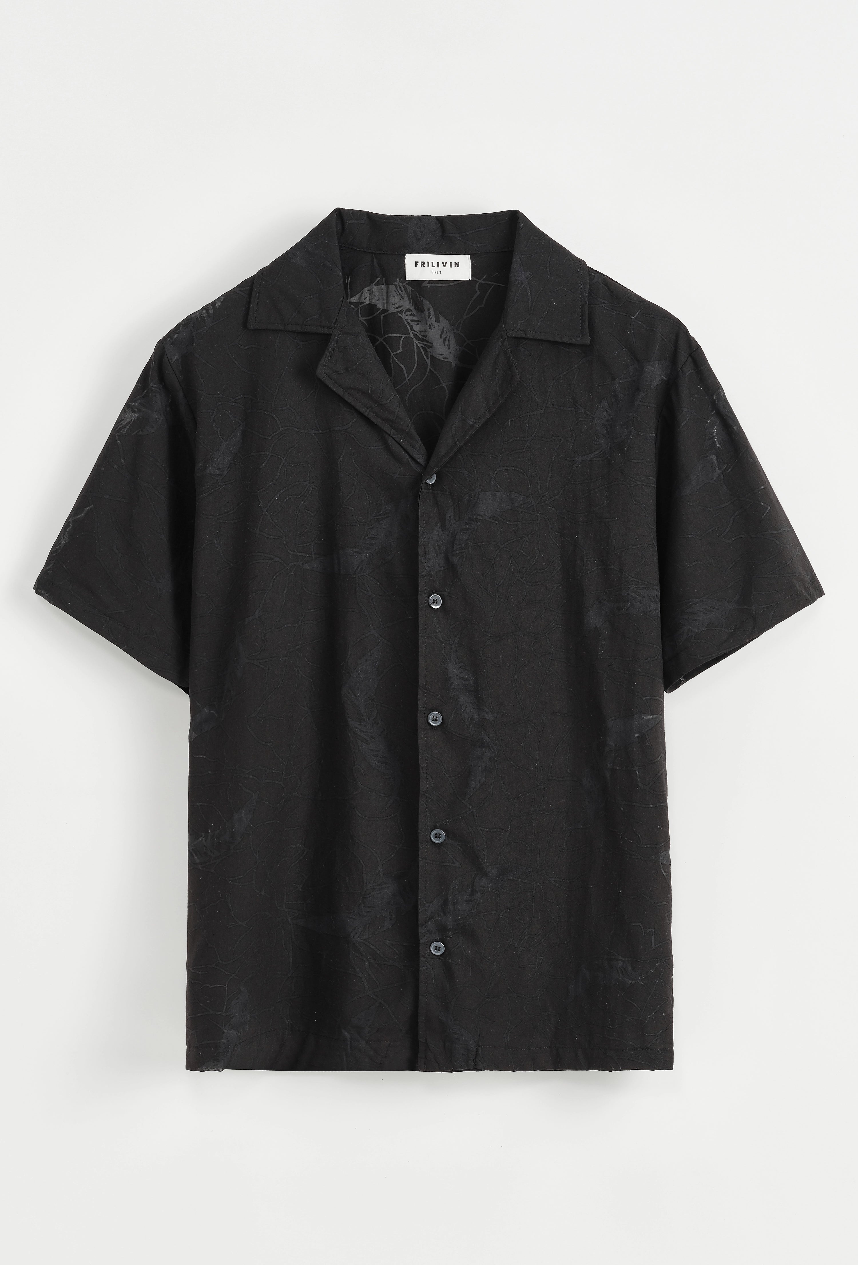 Chemise à manches courtes à motif