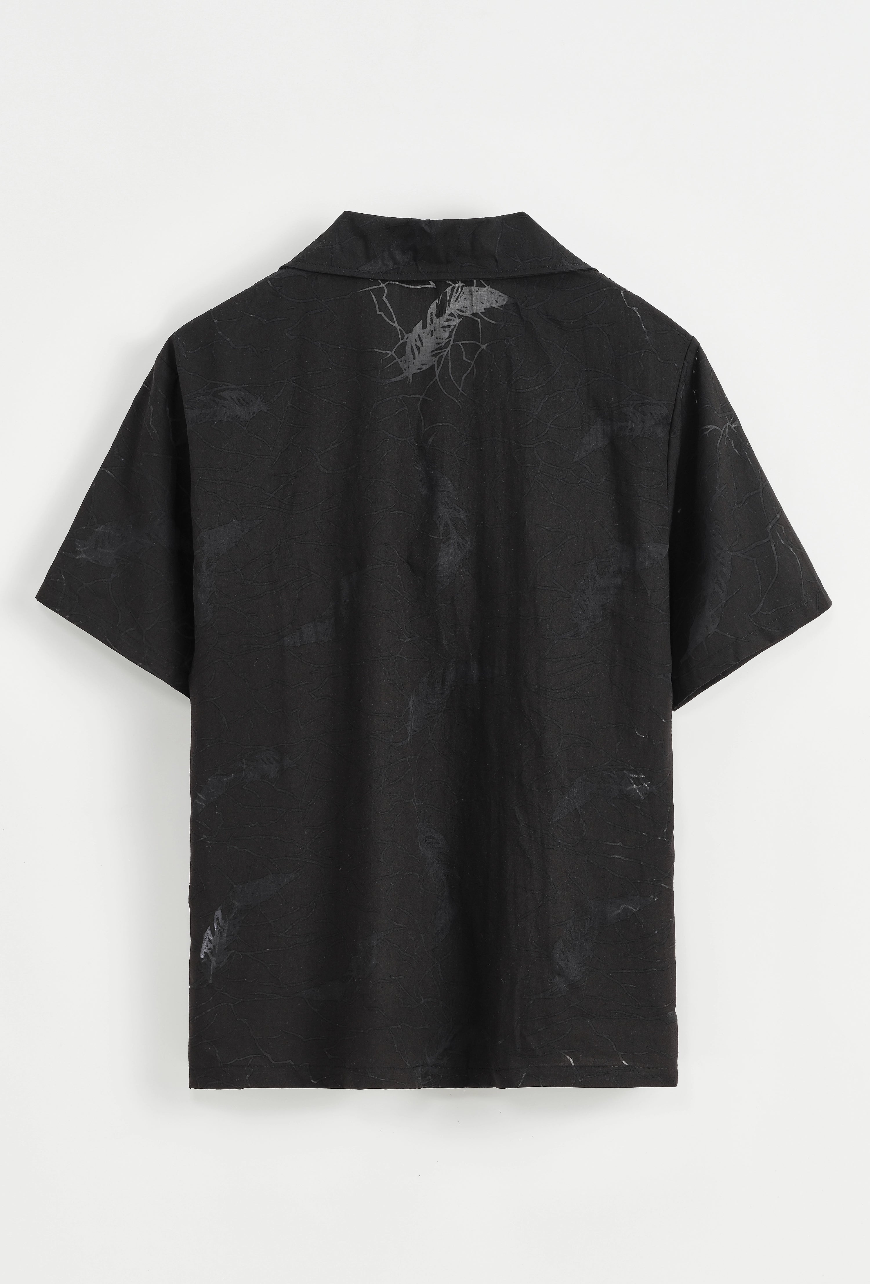 Chemise à manches courtes à motif