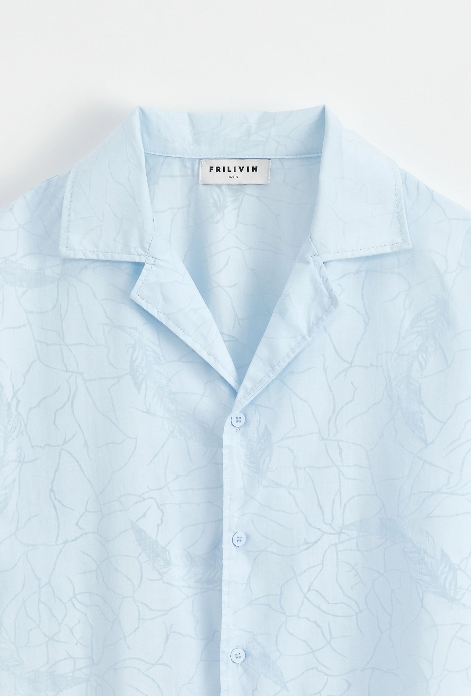 Chemise à manches courtes à motif