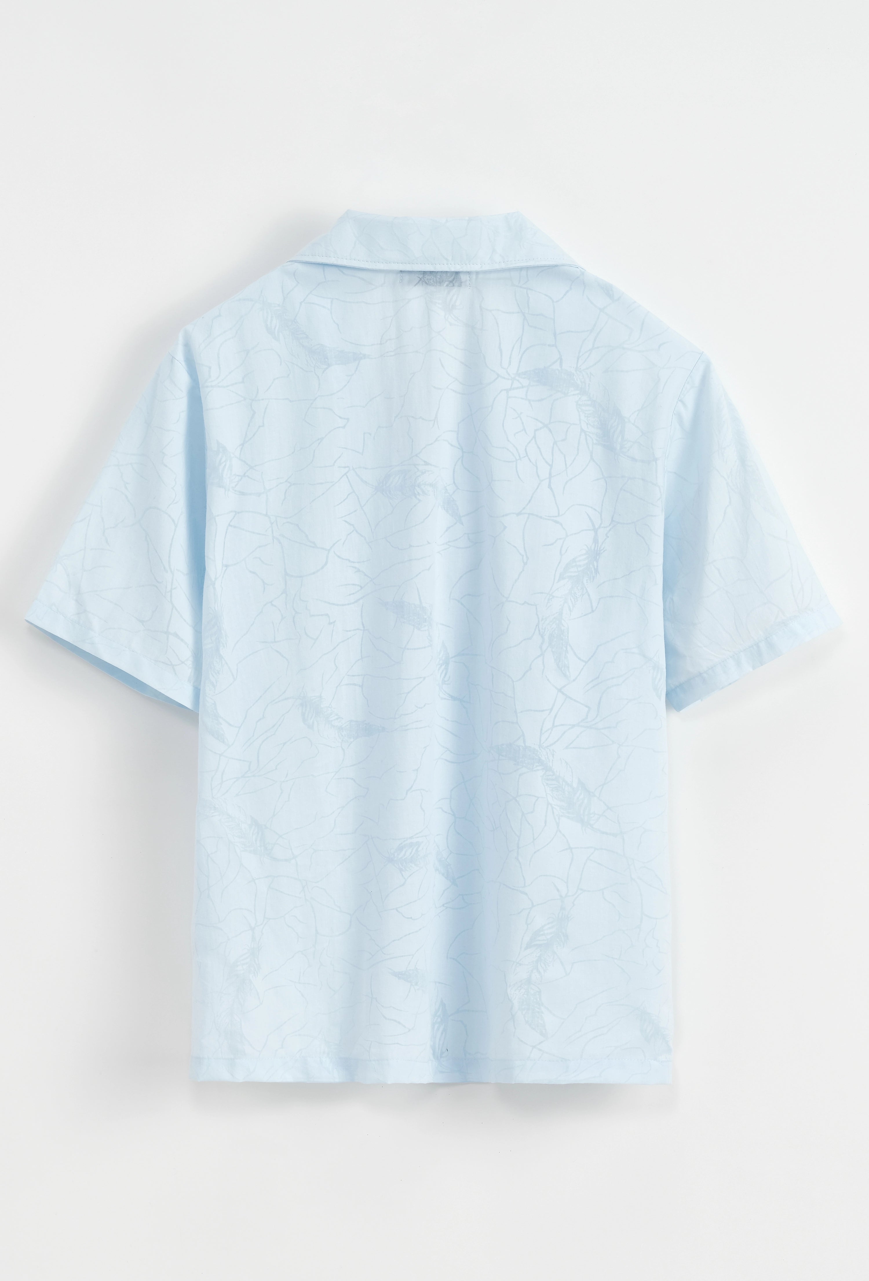 Chemise à manches courtes à motif