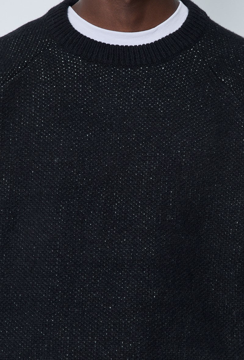 Pull maille couleur uni col rond - Frilivin