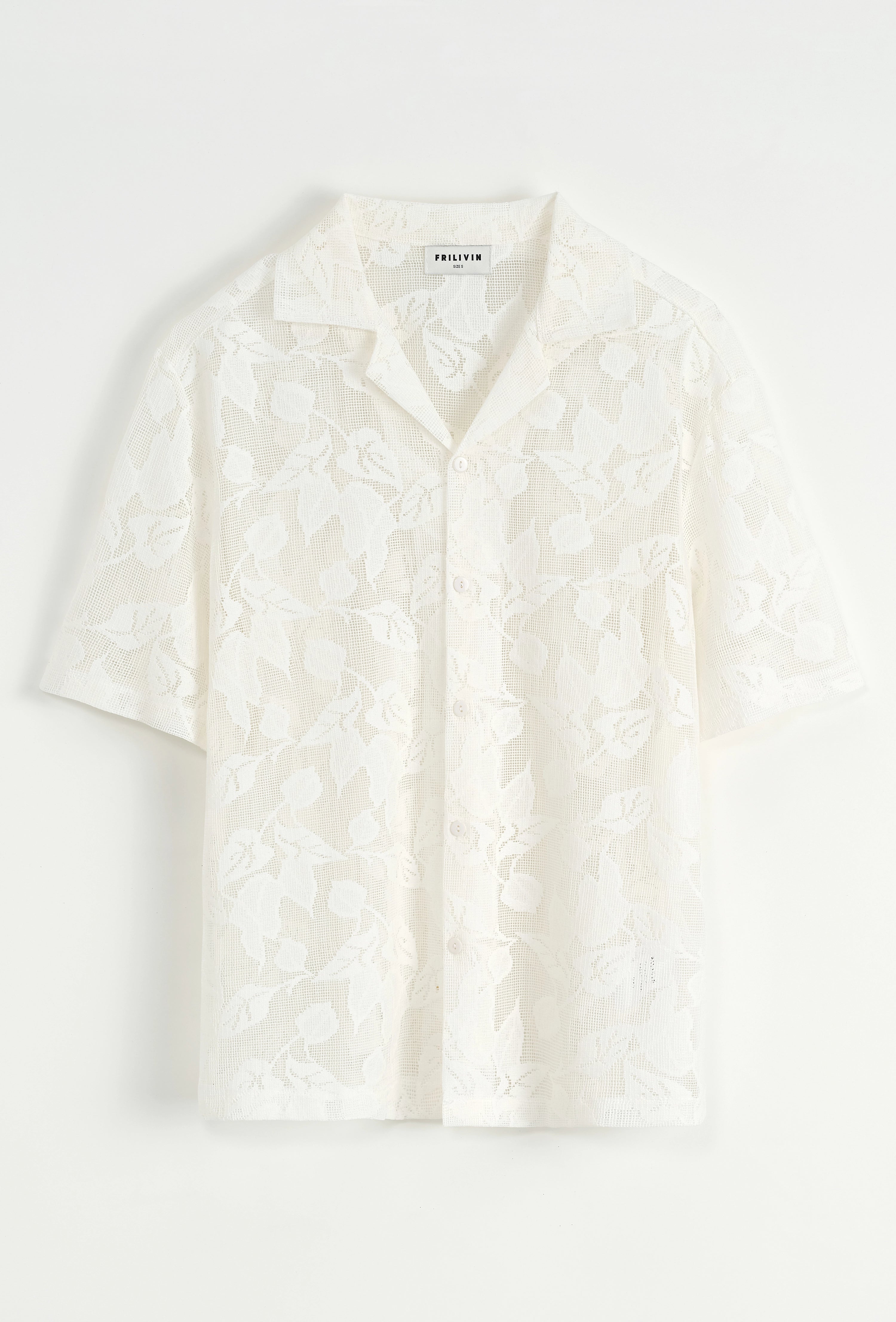 Chemise à motif fleuri