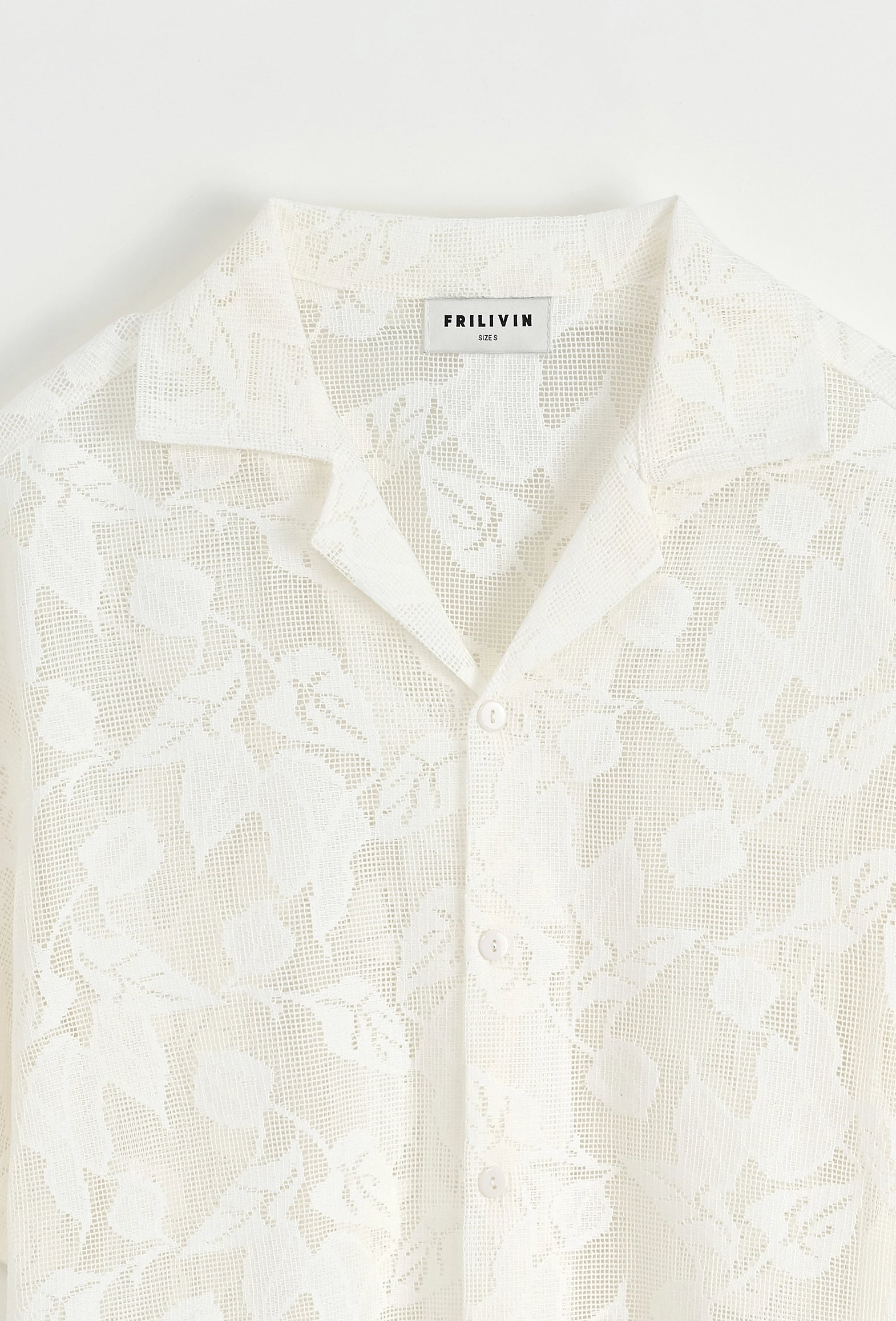 Chemise à motif fleuri