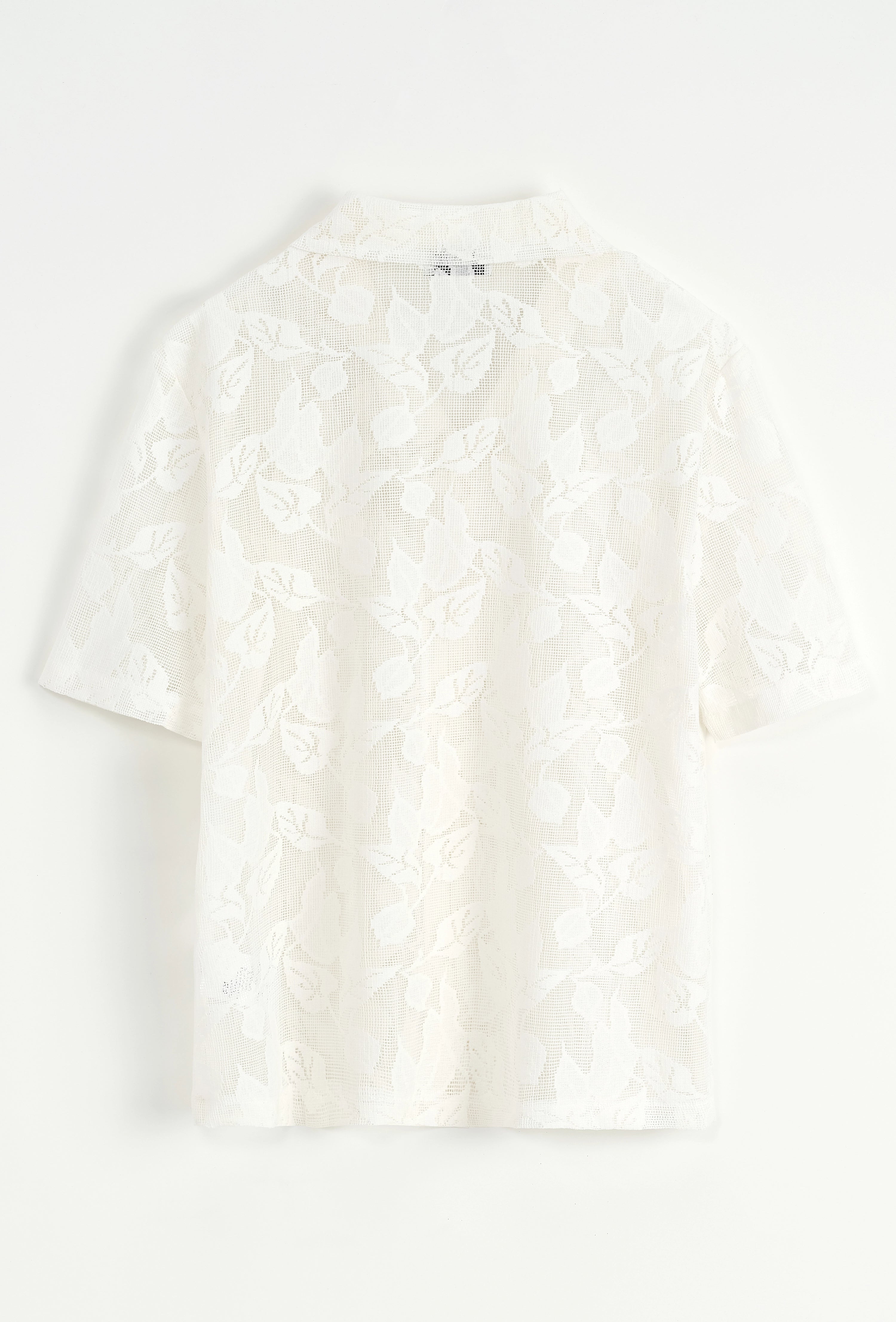 Chemise à motif fleuri