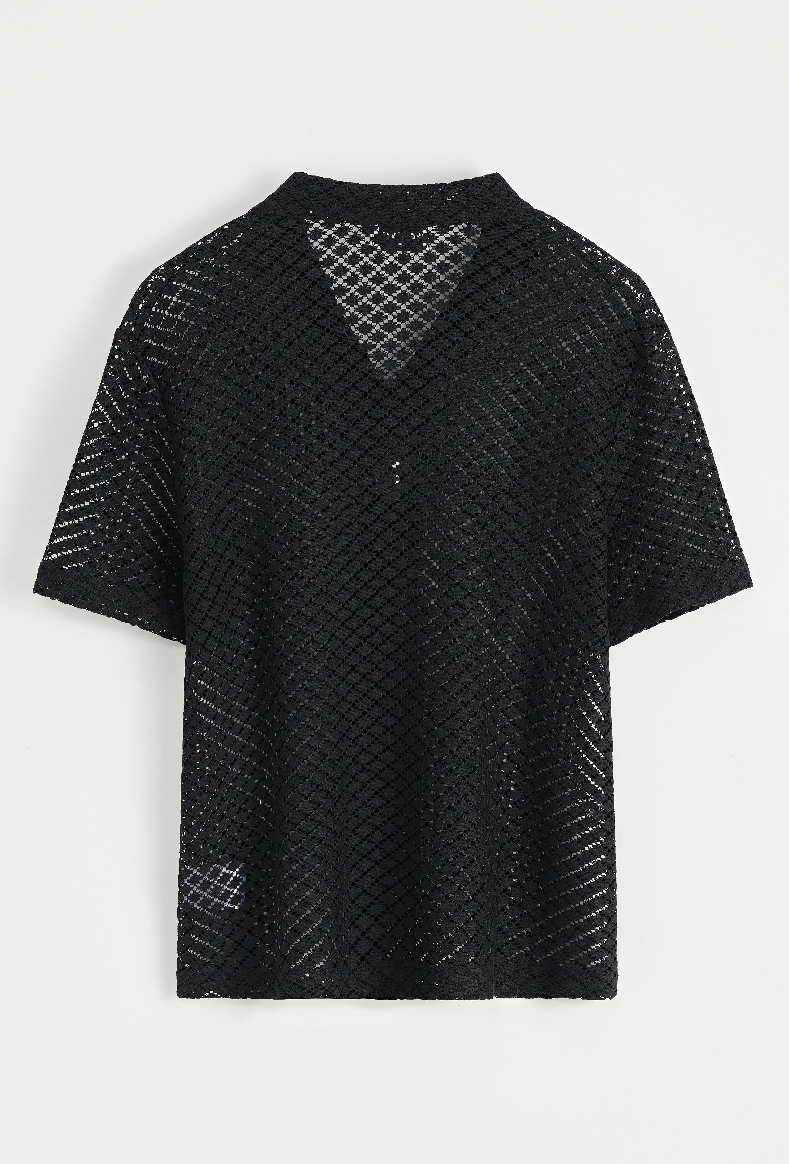 Chemise unie à manches courtes