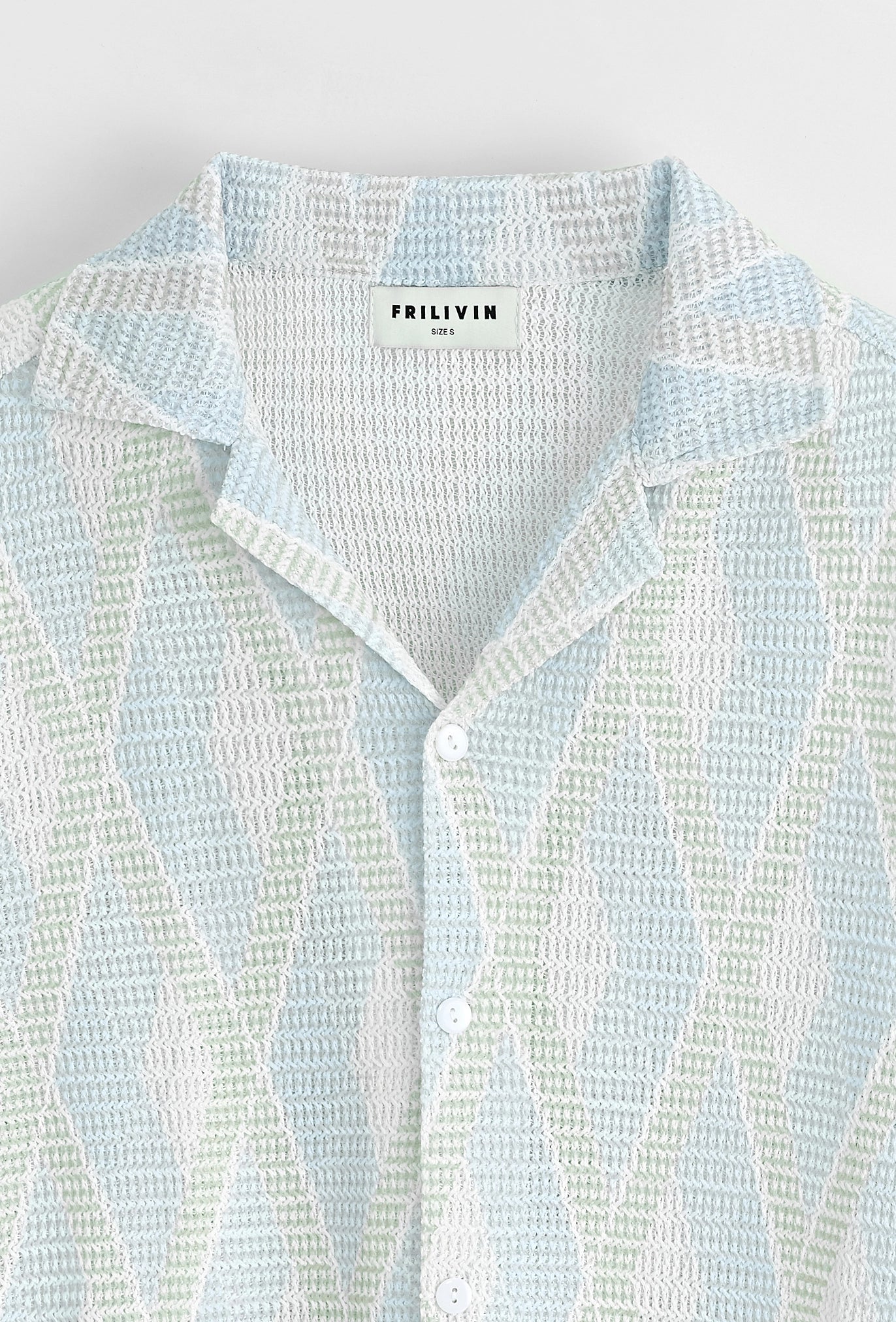 Chemise à motif losange