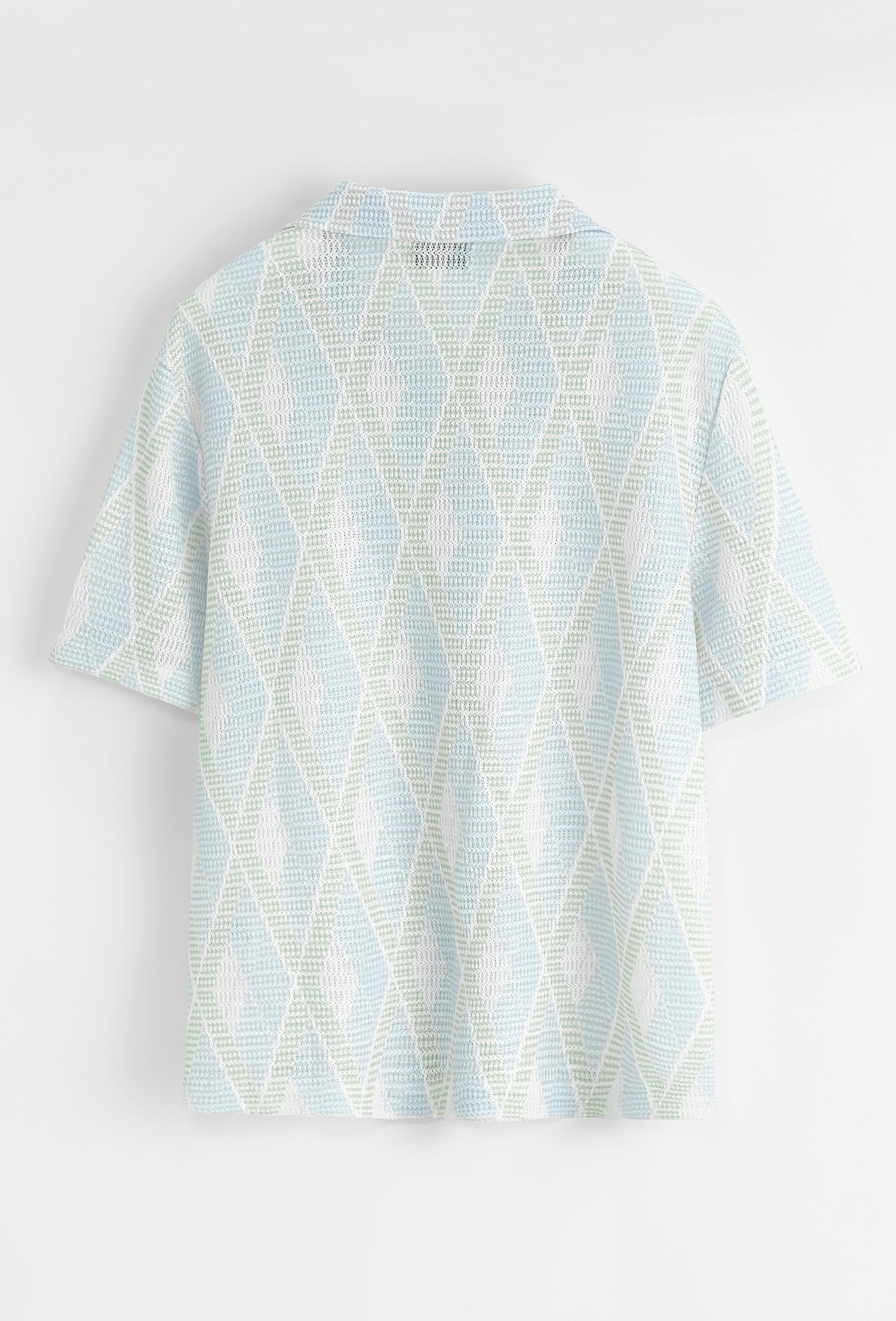 Chemise à motif losange