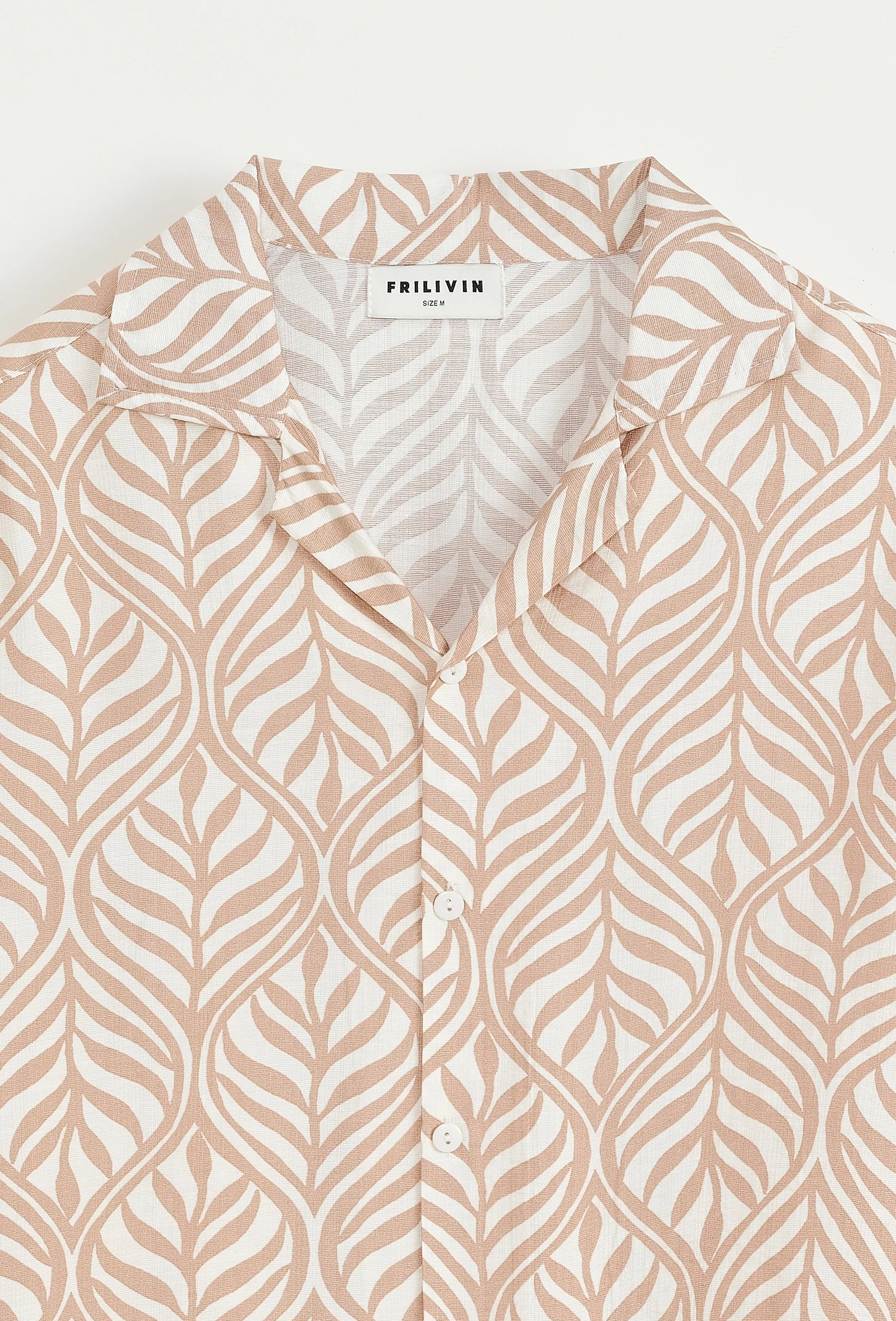 Chemise à manches courtes à motif fleuri