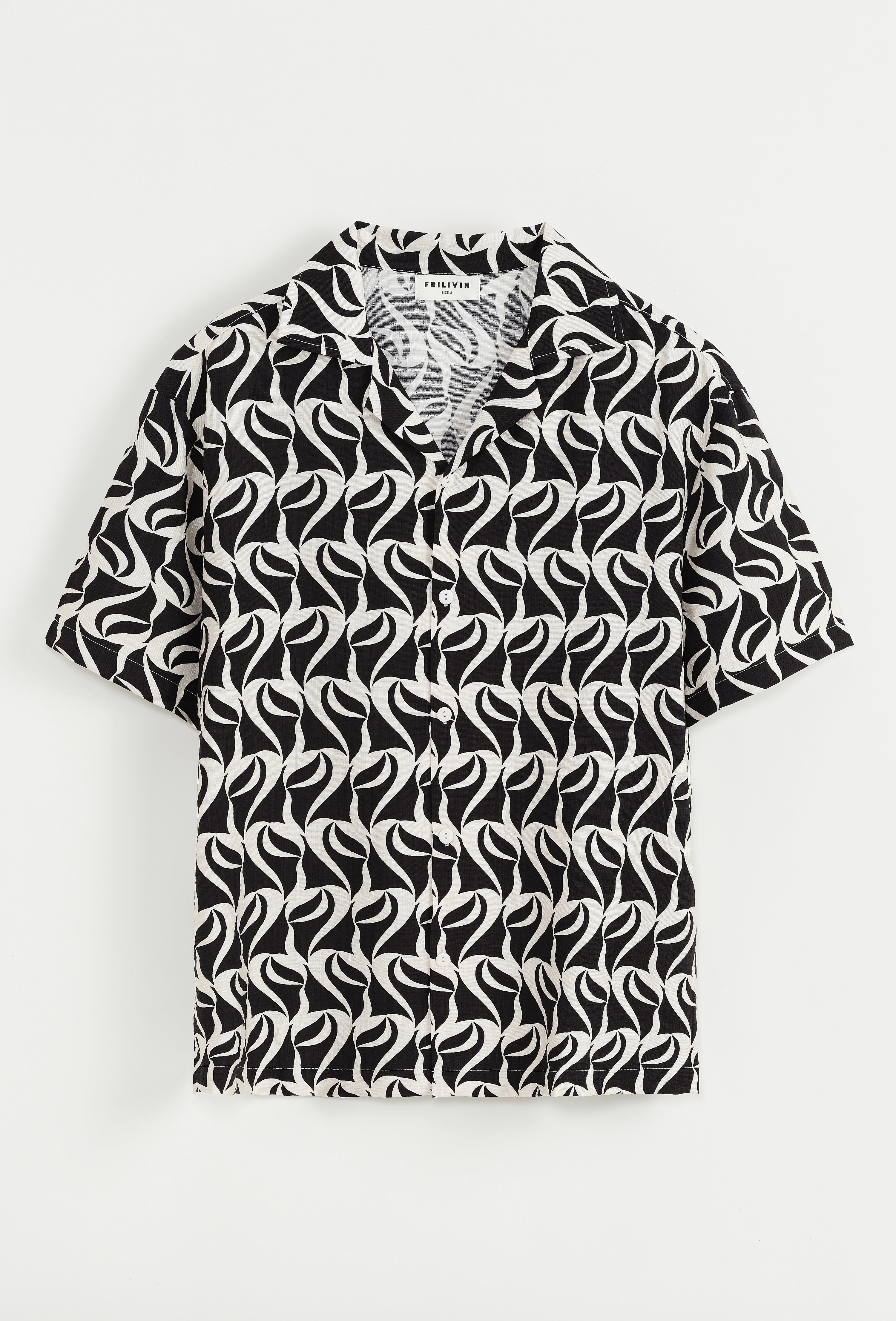 Chemise à manches courtes à motif