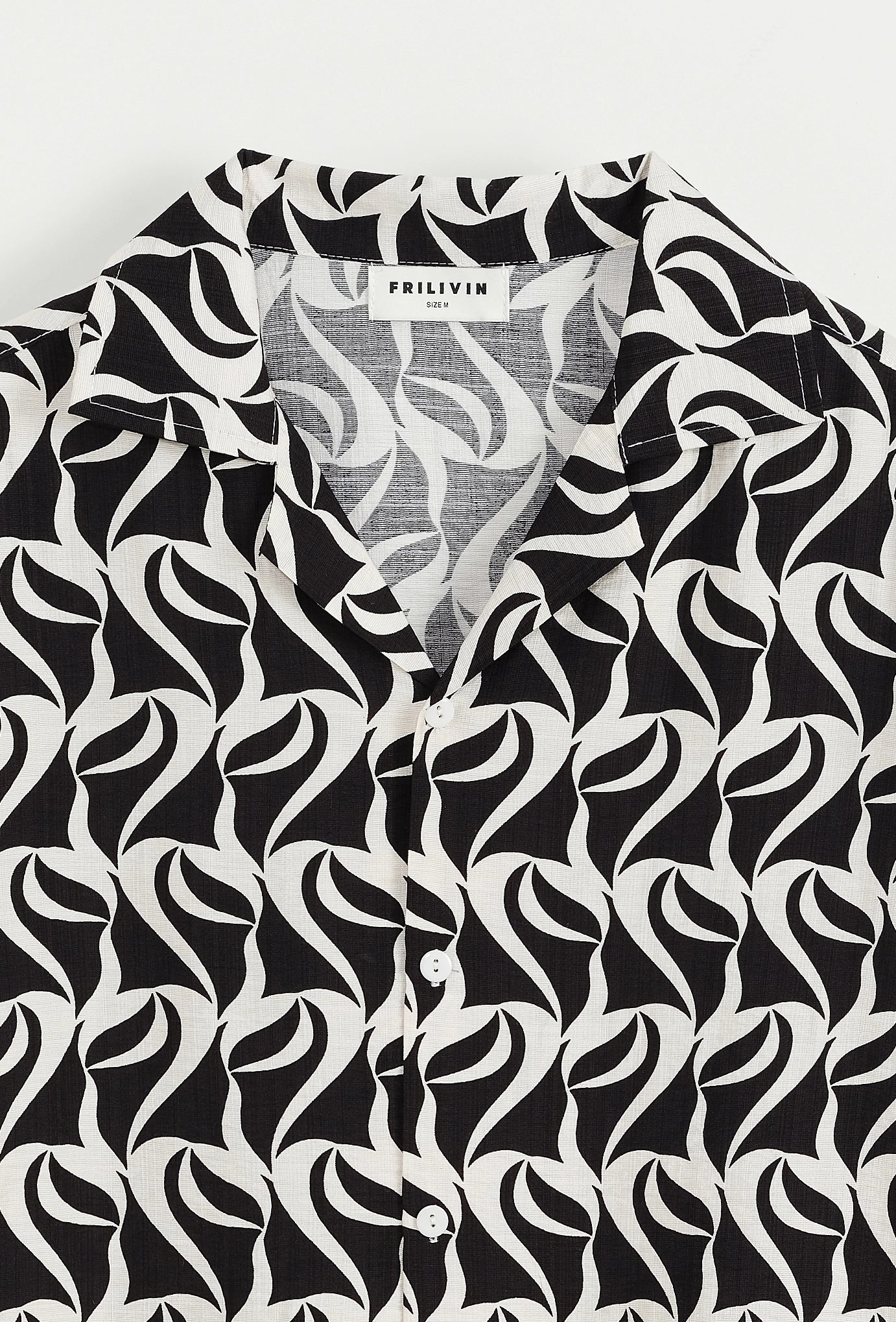 Chemise à manches courtes à motif