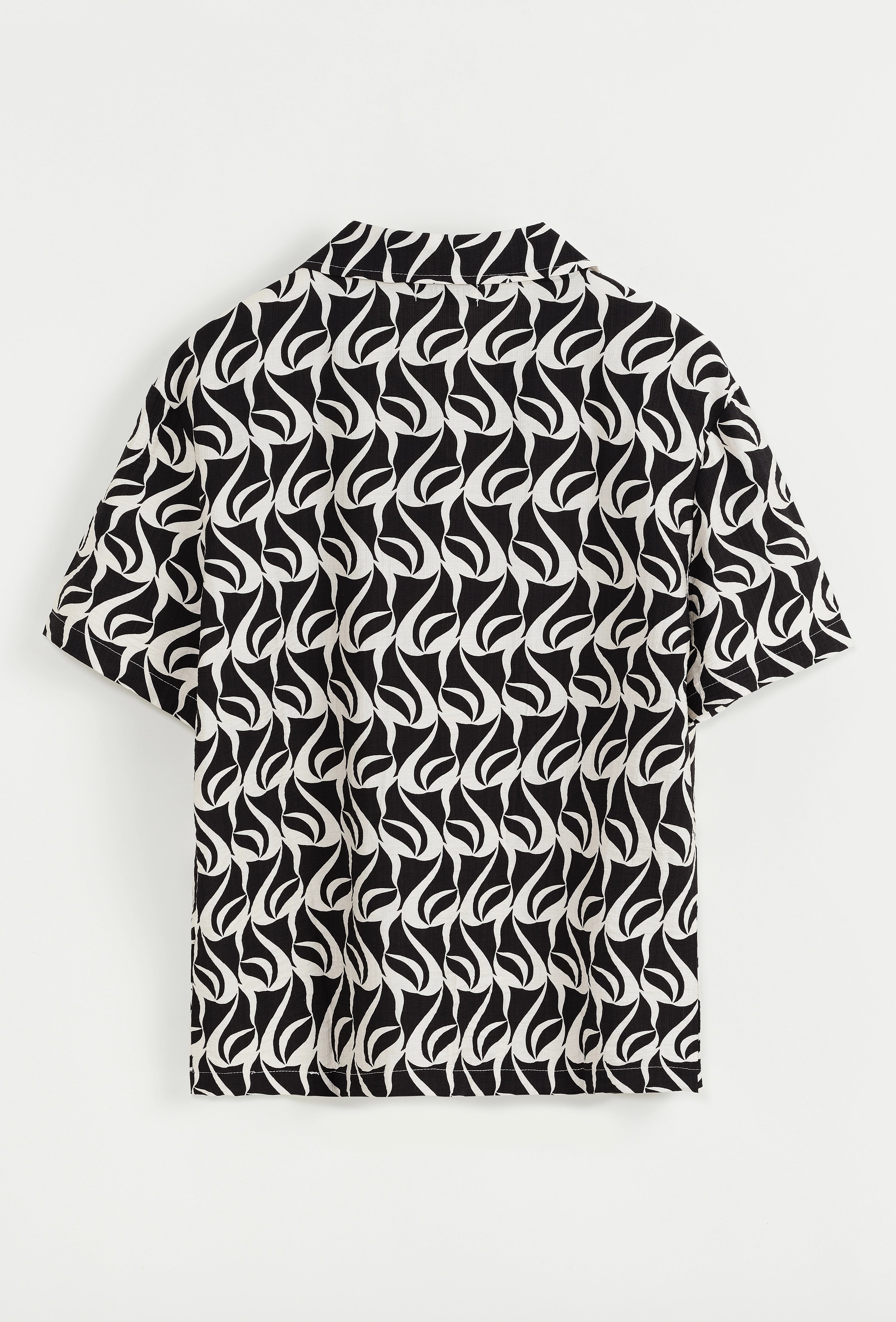 Chemise à manches courtes à motif