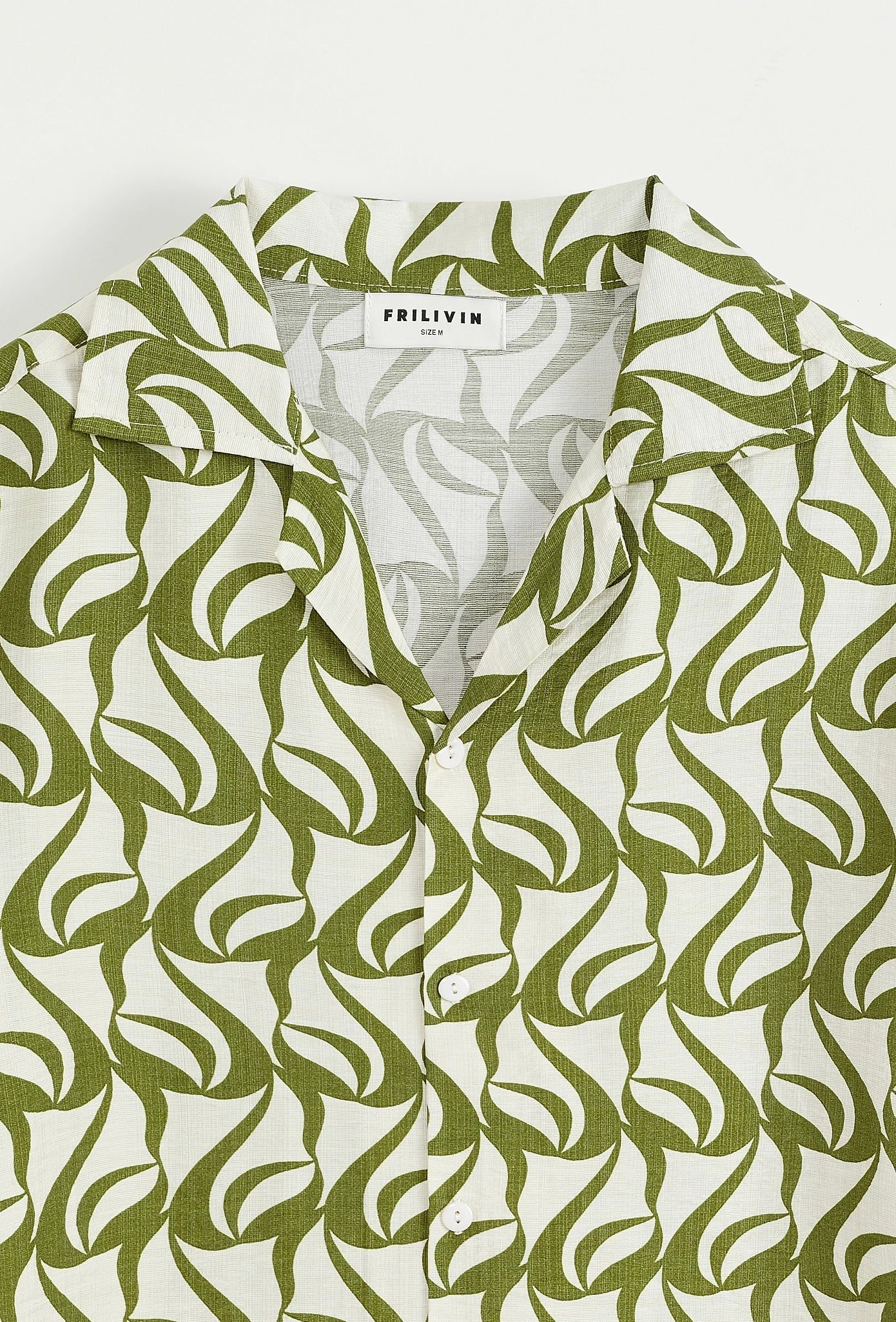 Chemise à manches courtes à motif