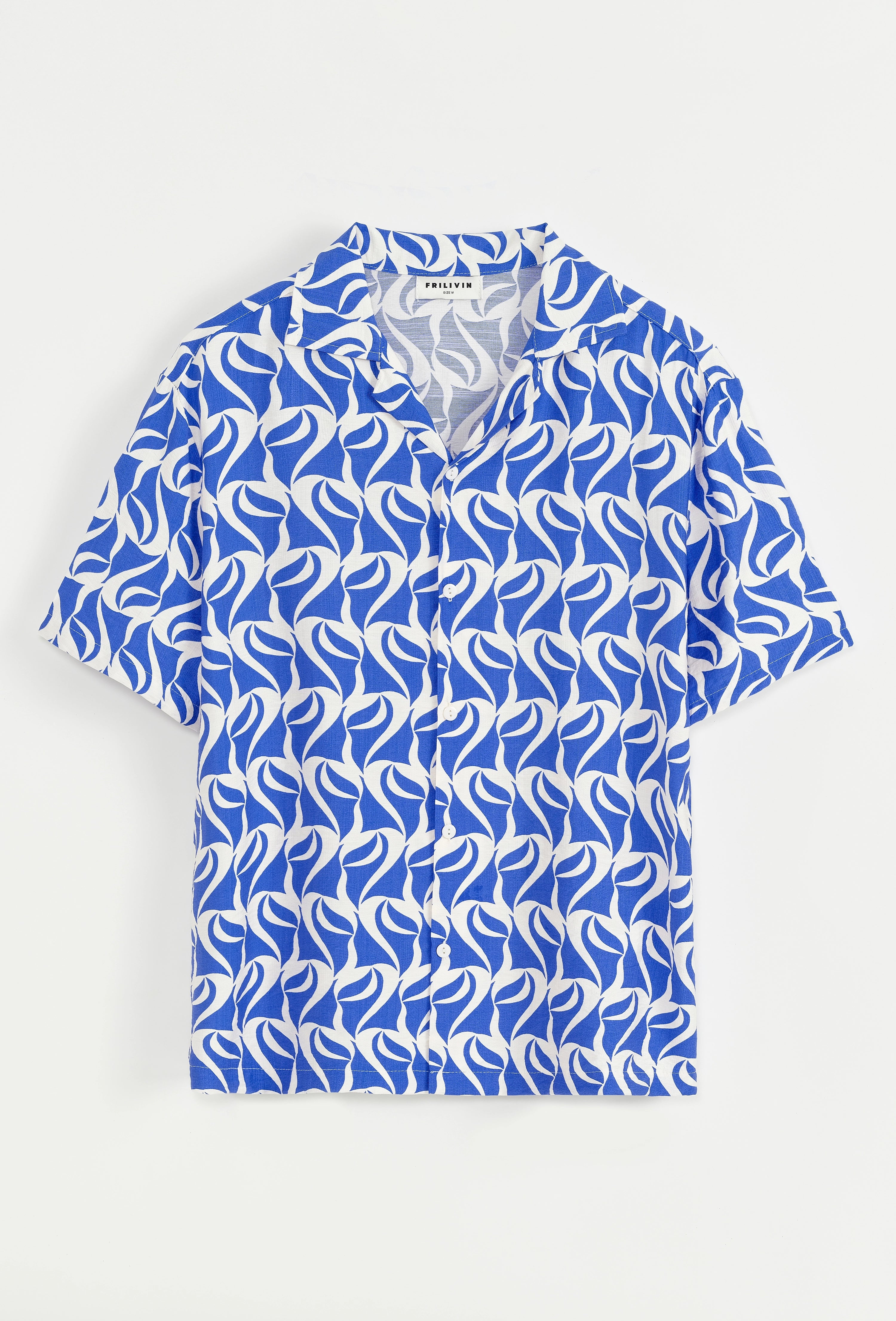 Chemise à manches courtes à motif