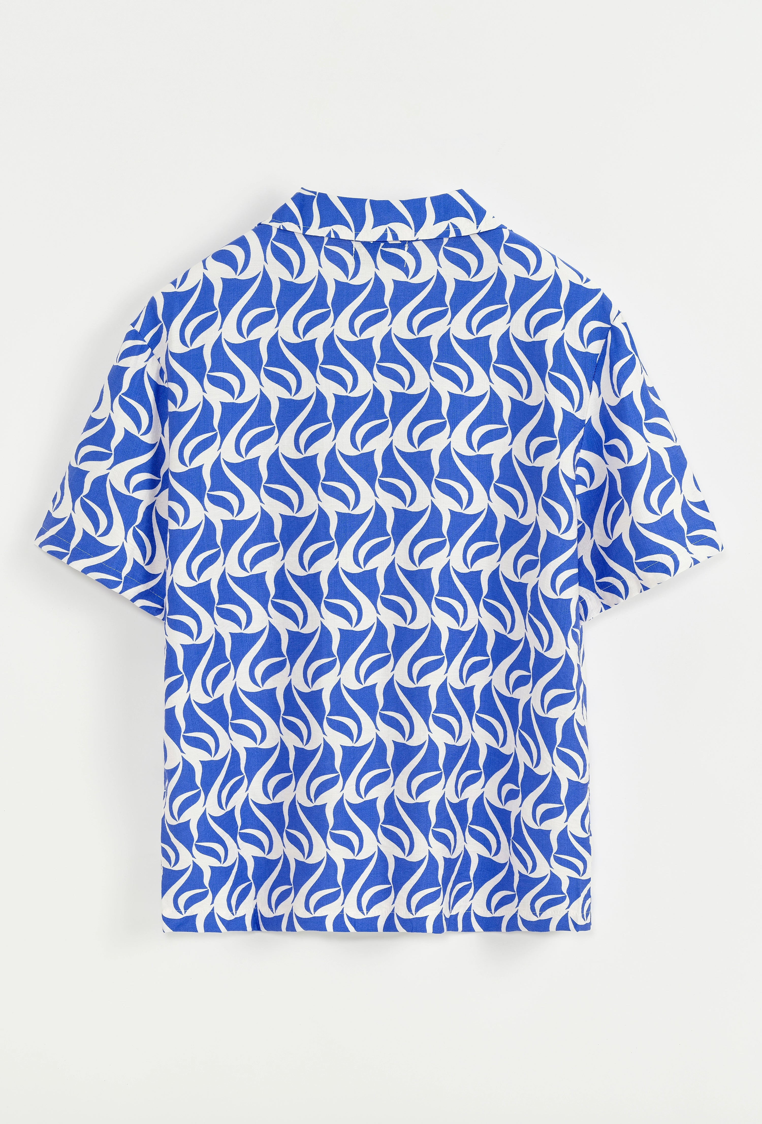 Chemise à manches courtes à motif