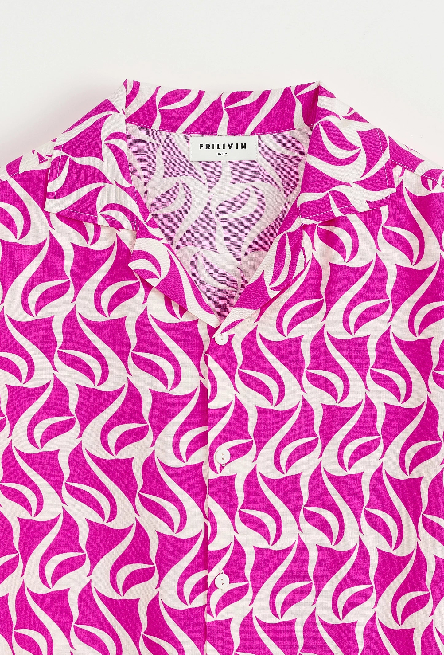 Chemise à manches courtes à motif