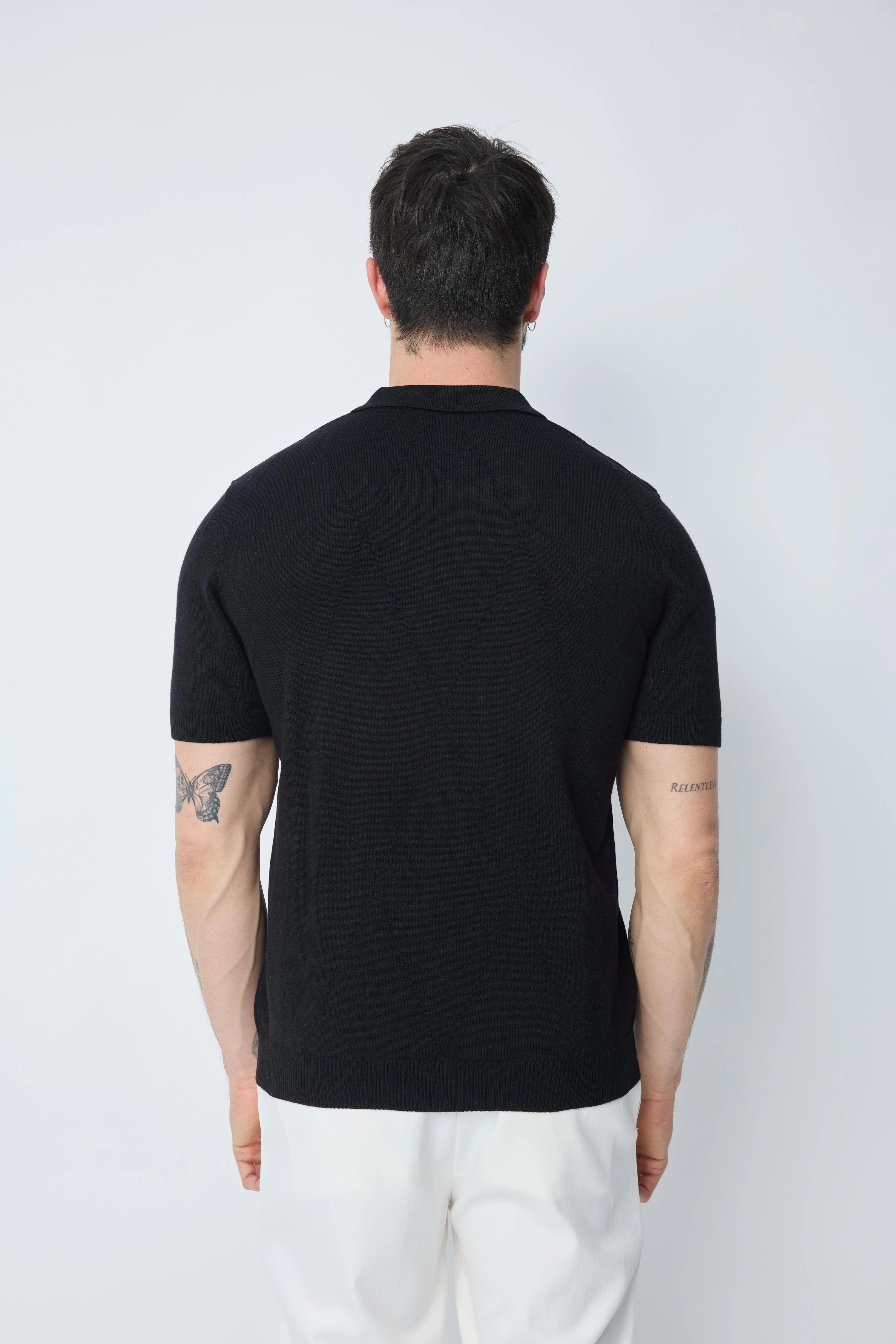 Polo uni manches courtes