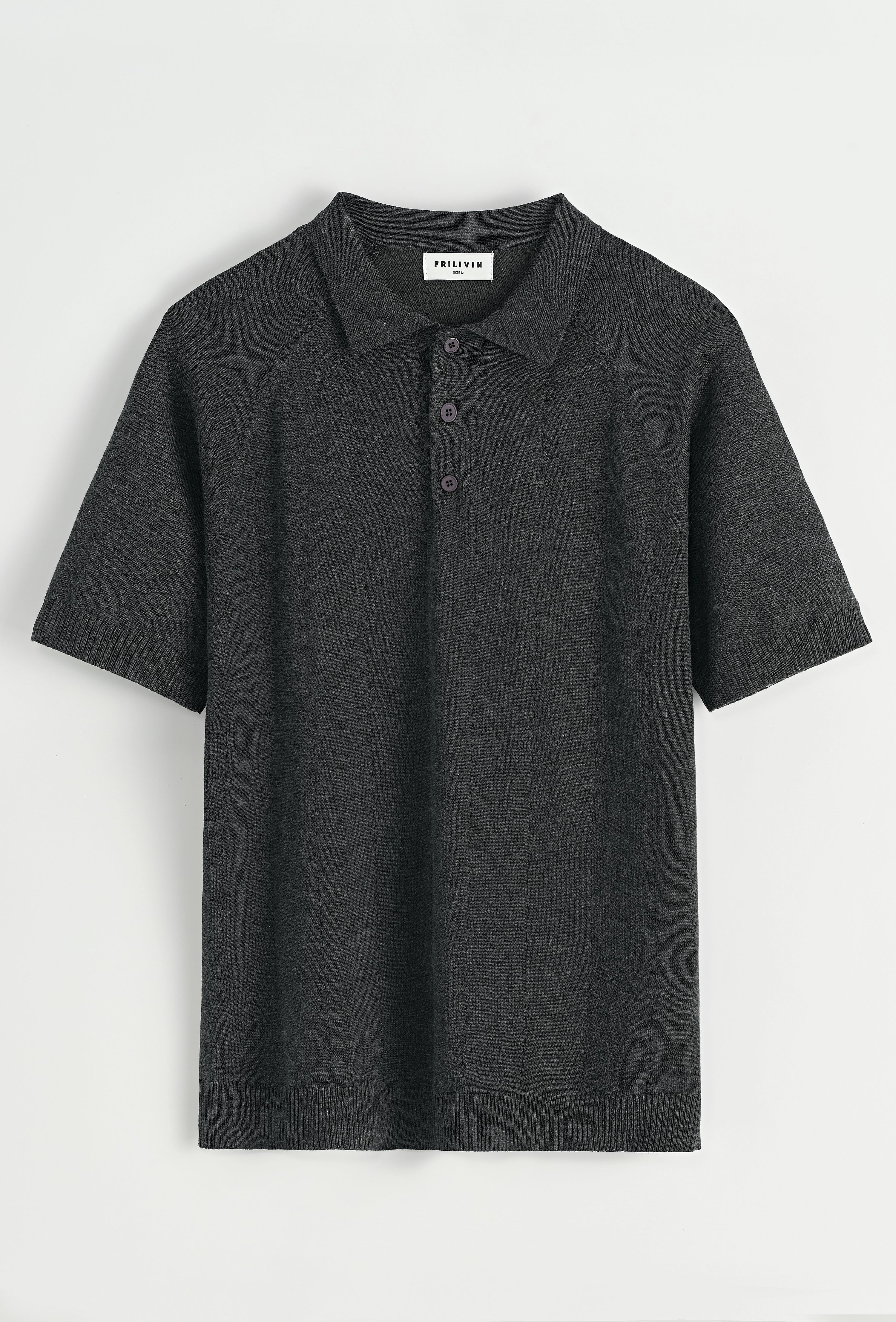 Polo uni manches courtes