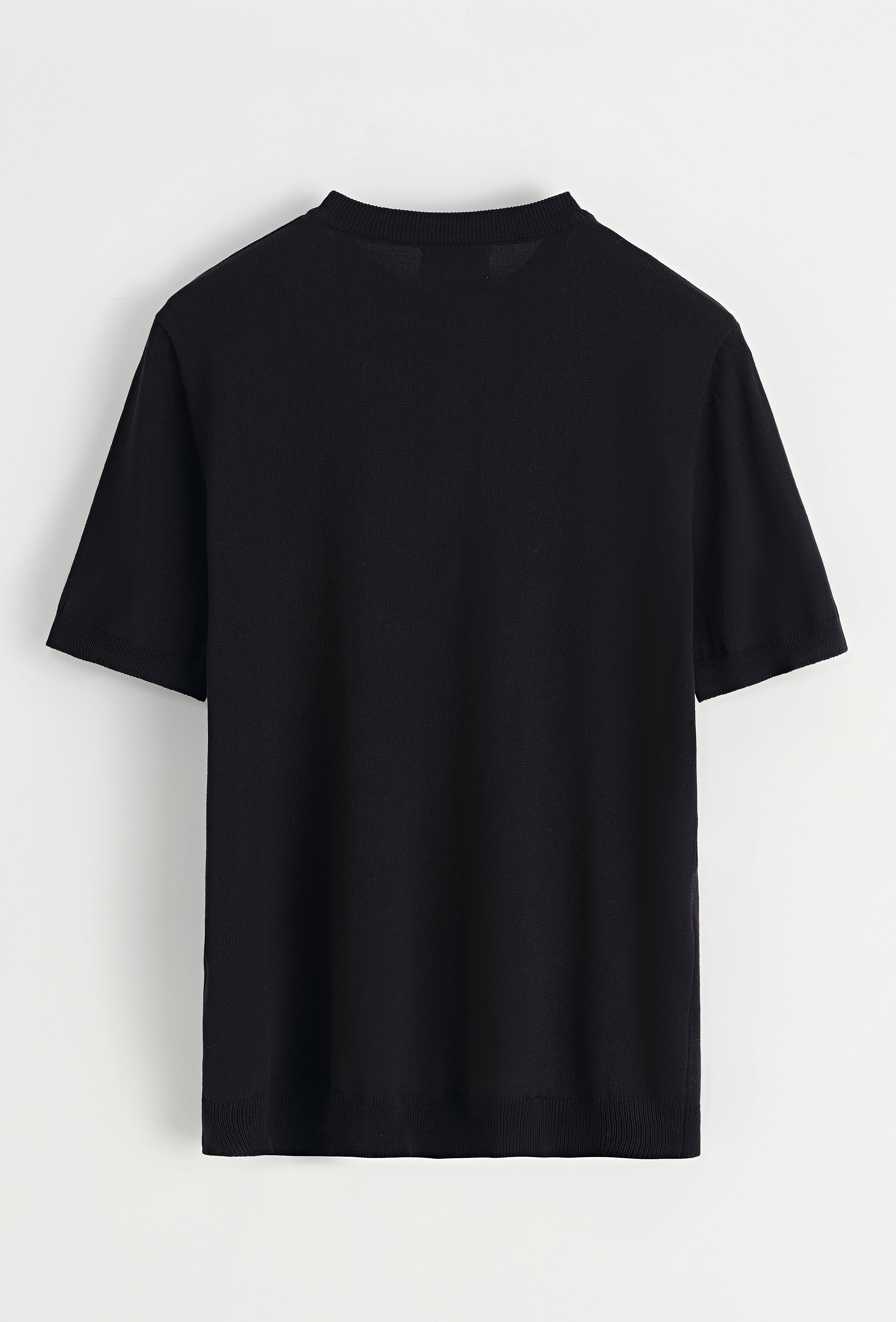 Polo uni à boutons manches courtes