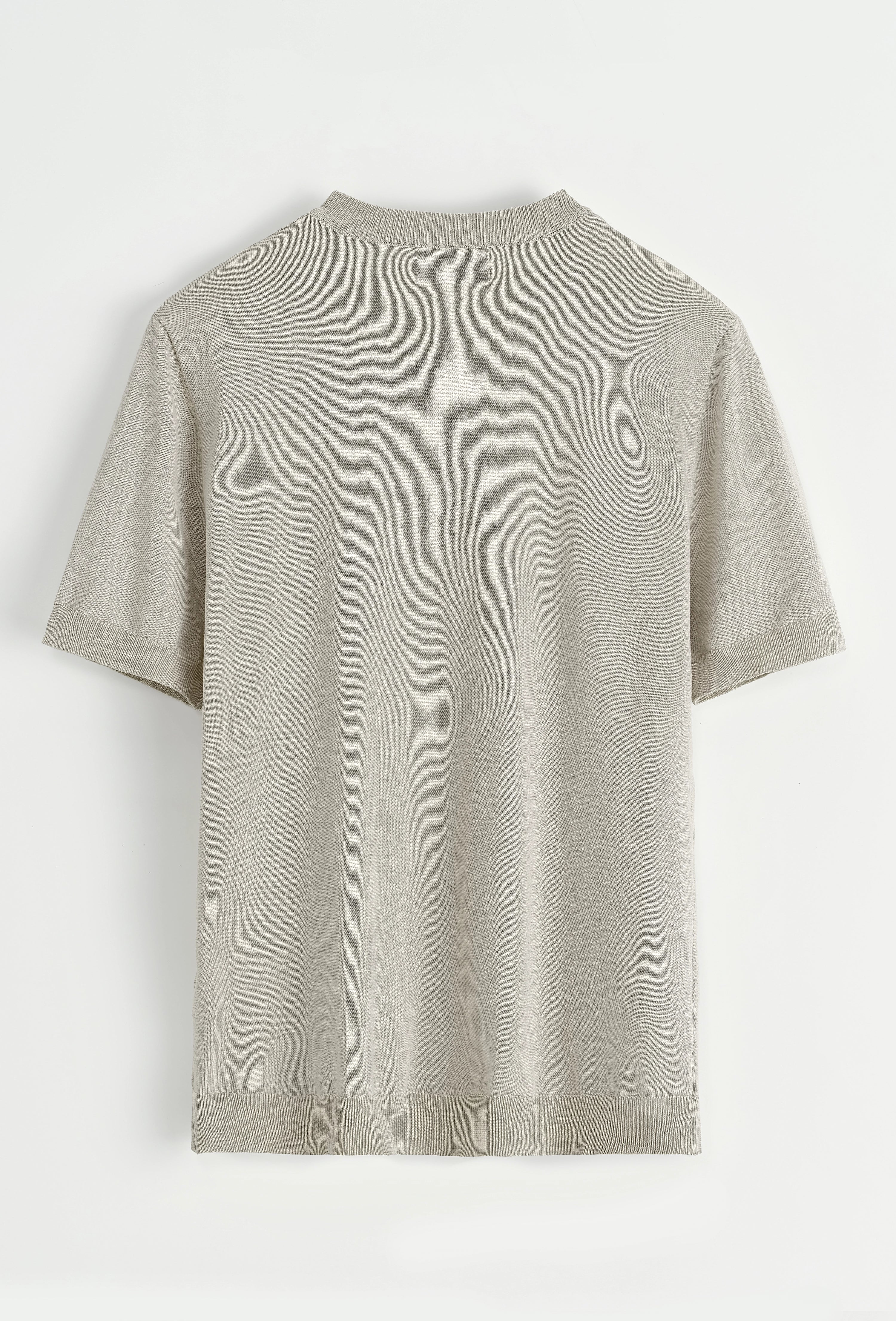 Polo uni à boutons manches courtes