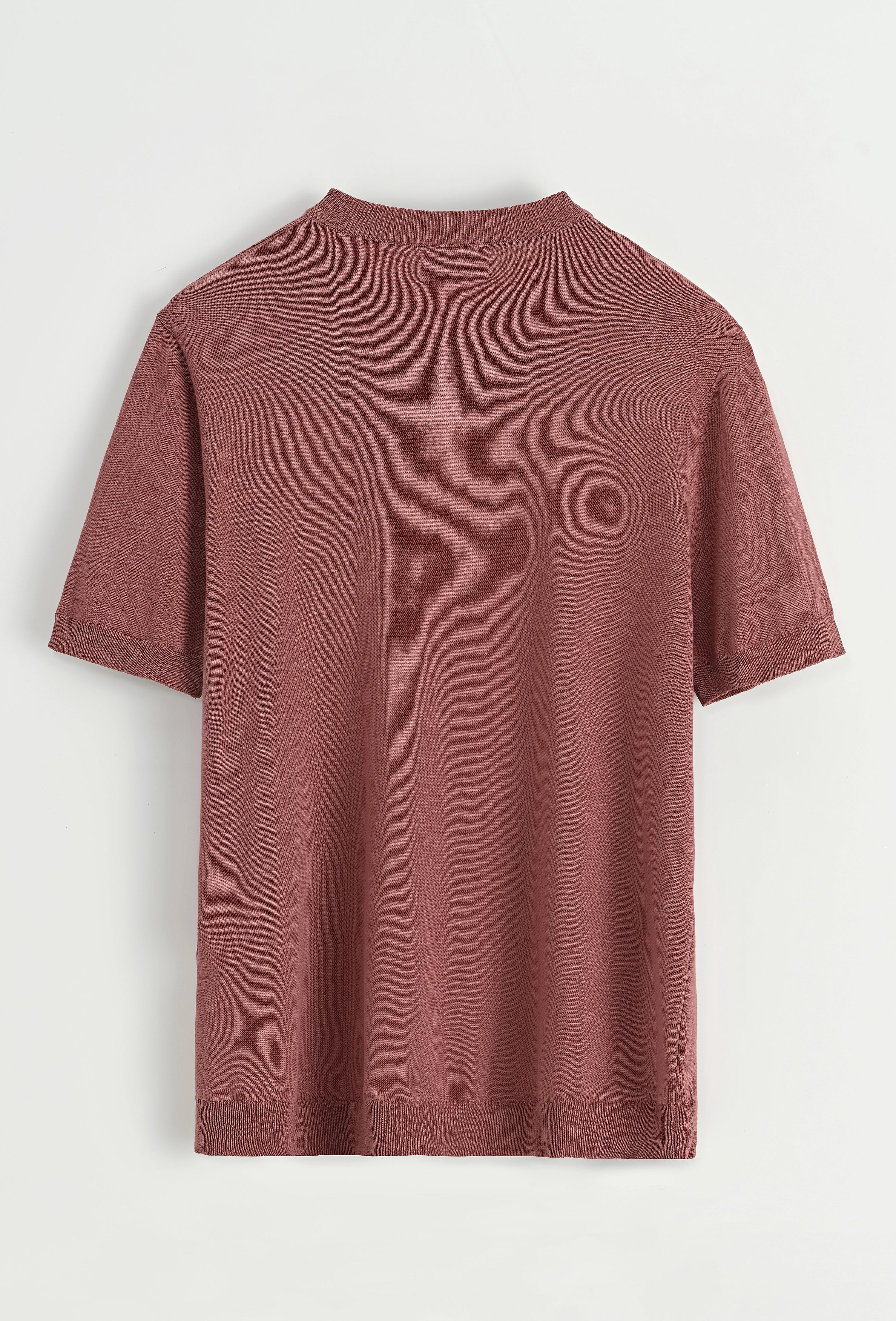 Polo uni à boutons manches courtes