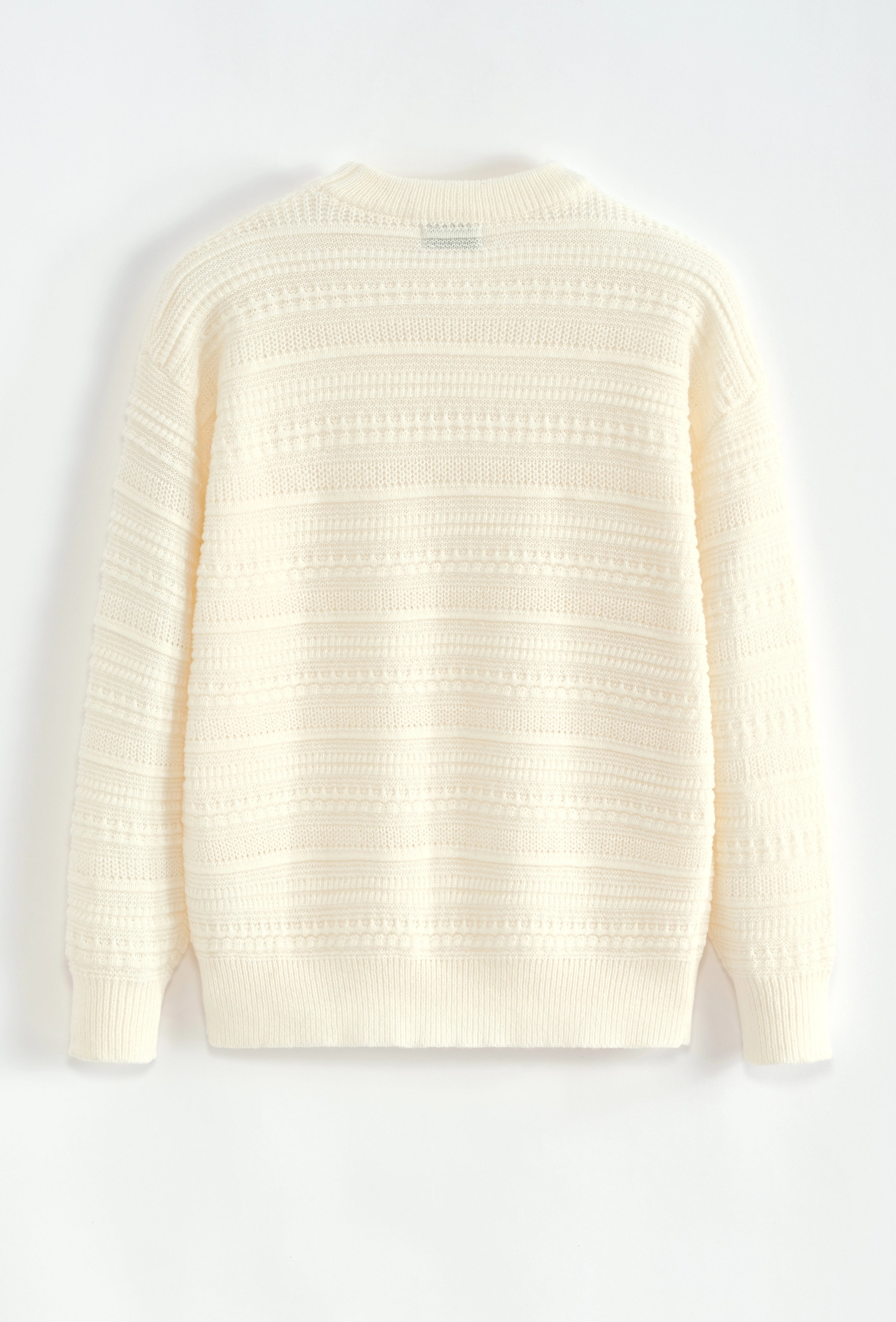 Pull uni à col rond