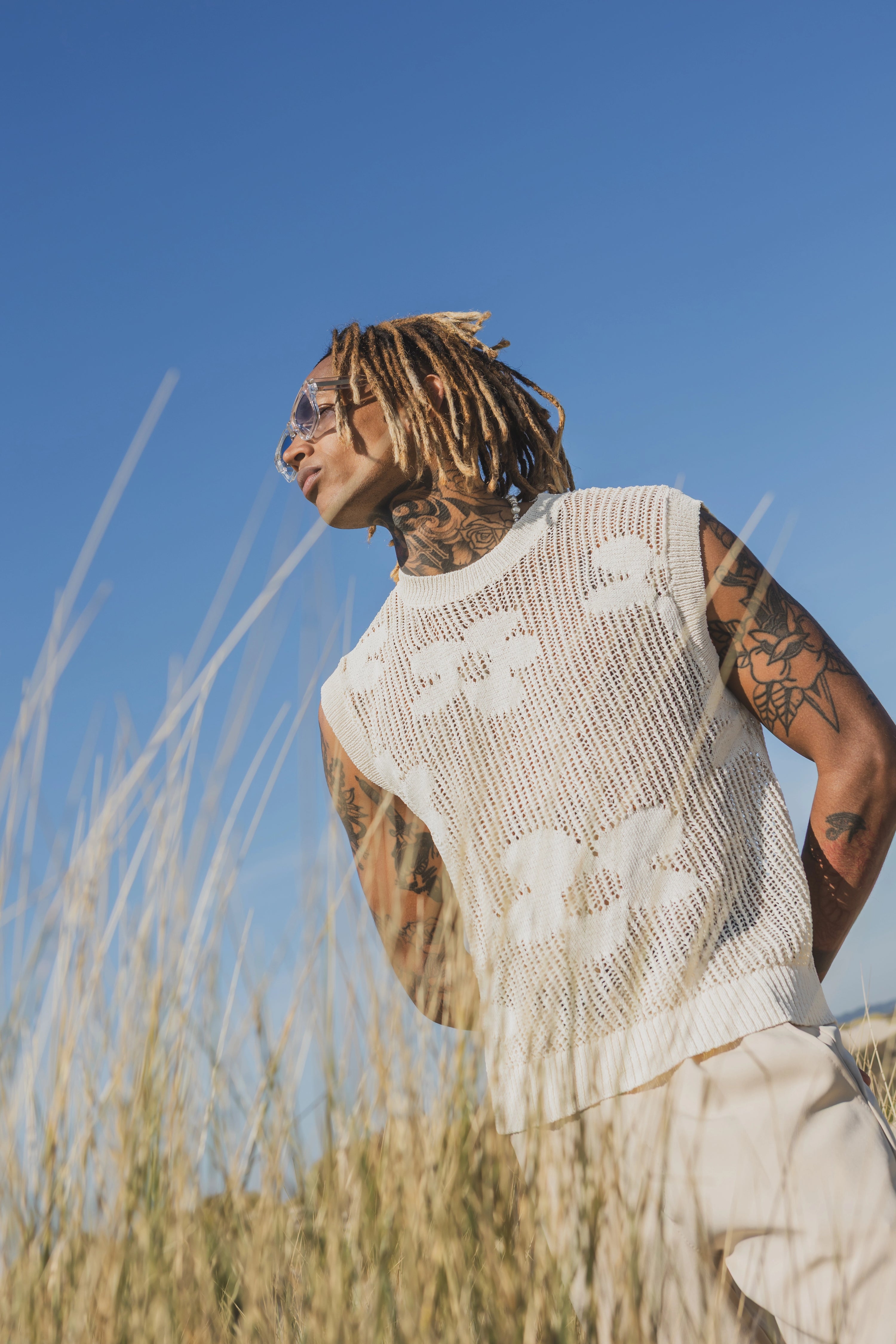 T-shirt débardeur transparent