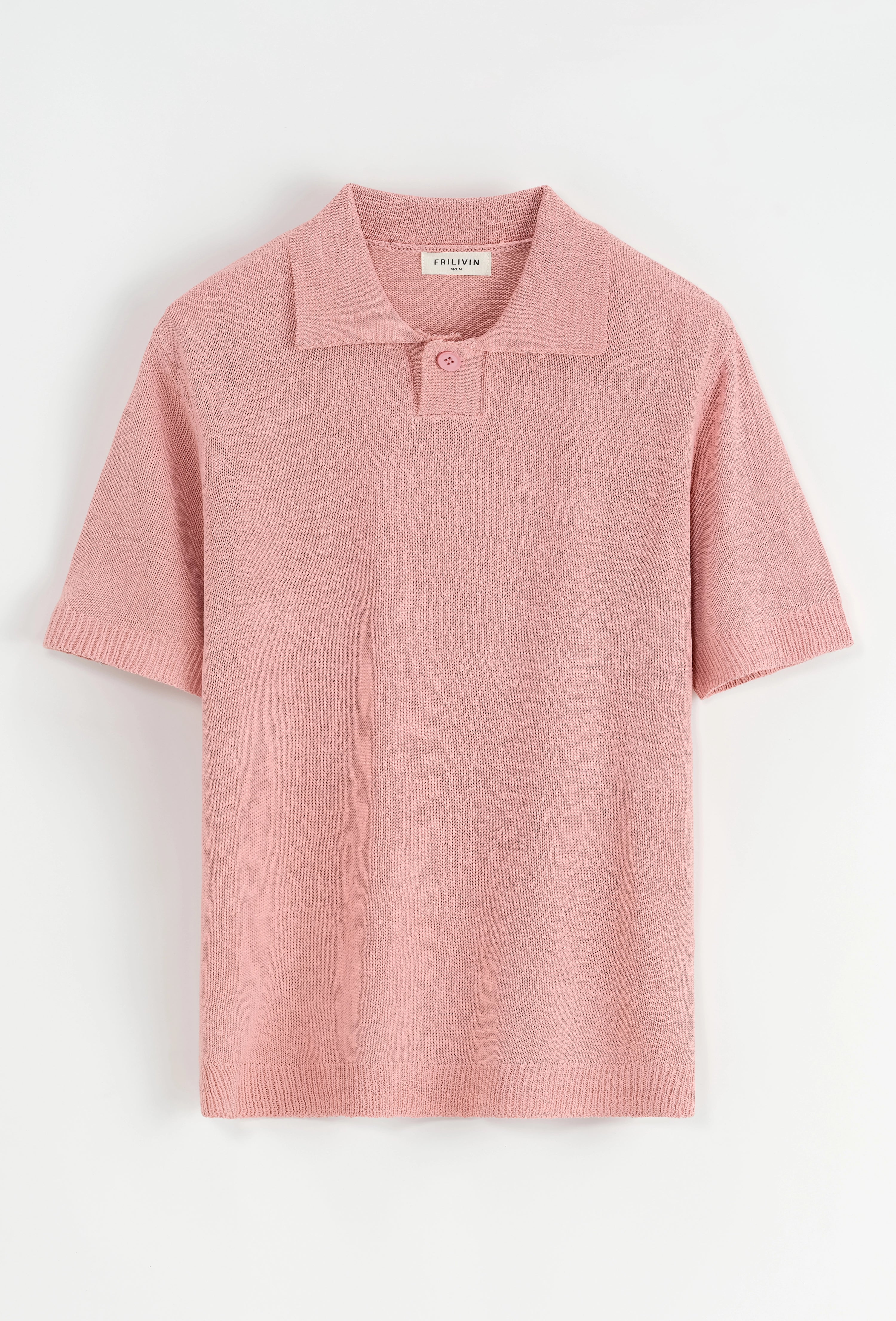 Polo uni manches courtes