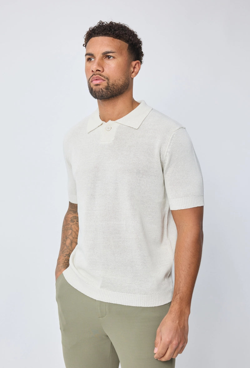 Polo uni manches courtes