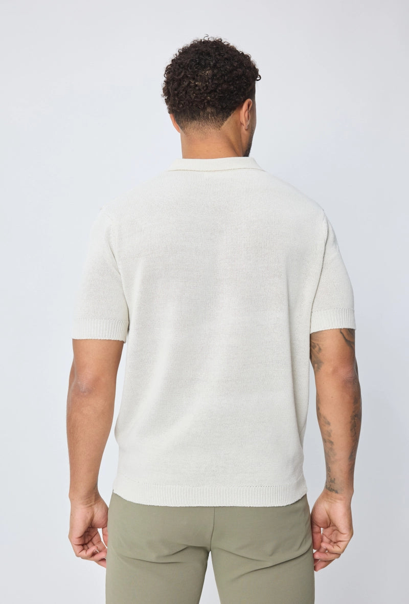 Polo uni manches courtes