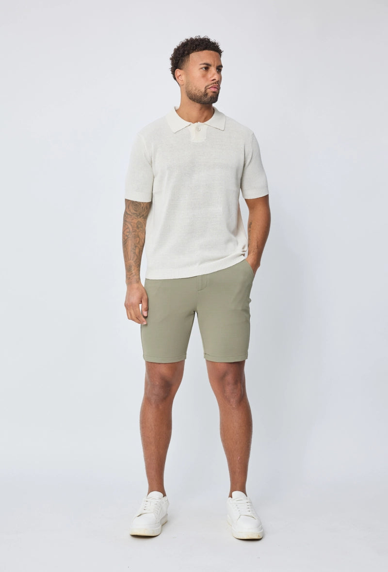 Polo uni manches courtes