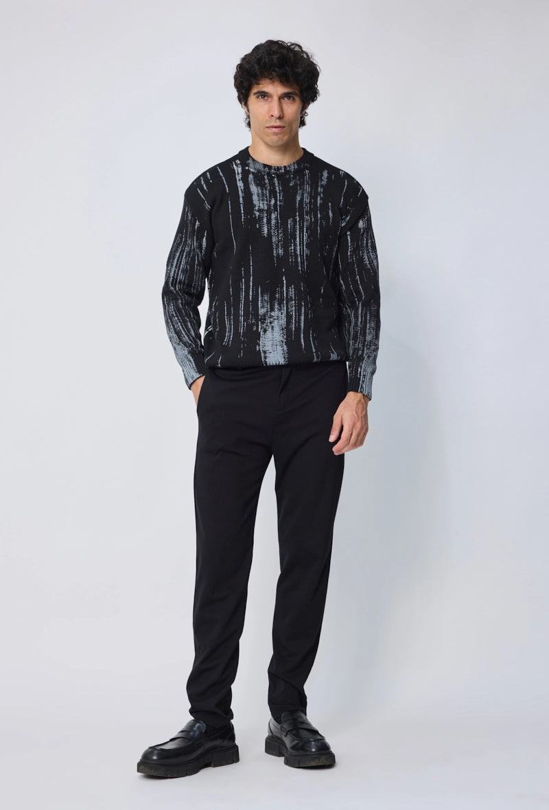 Pull sans capuche manches longues