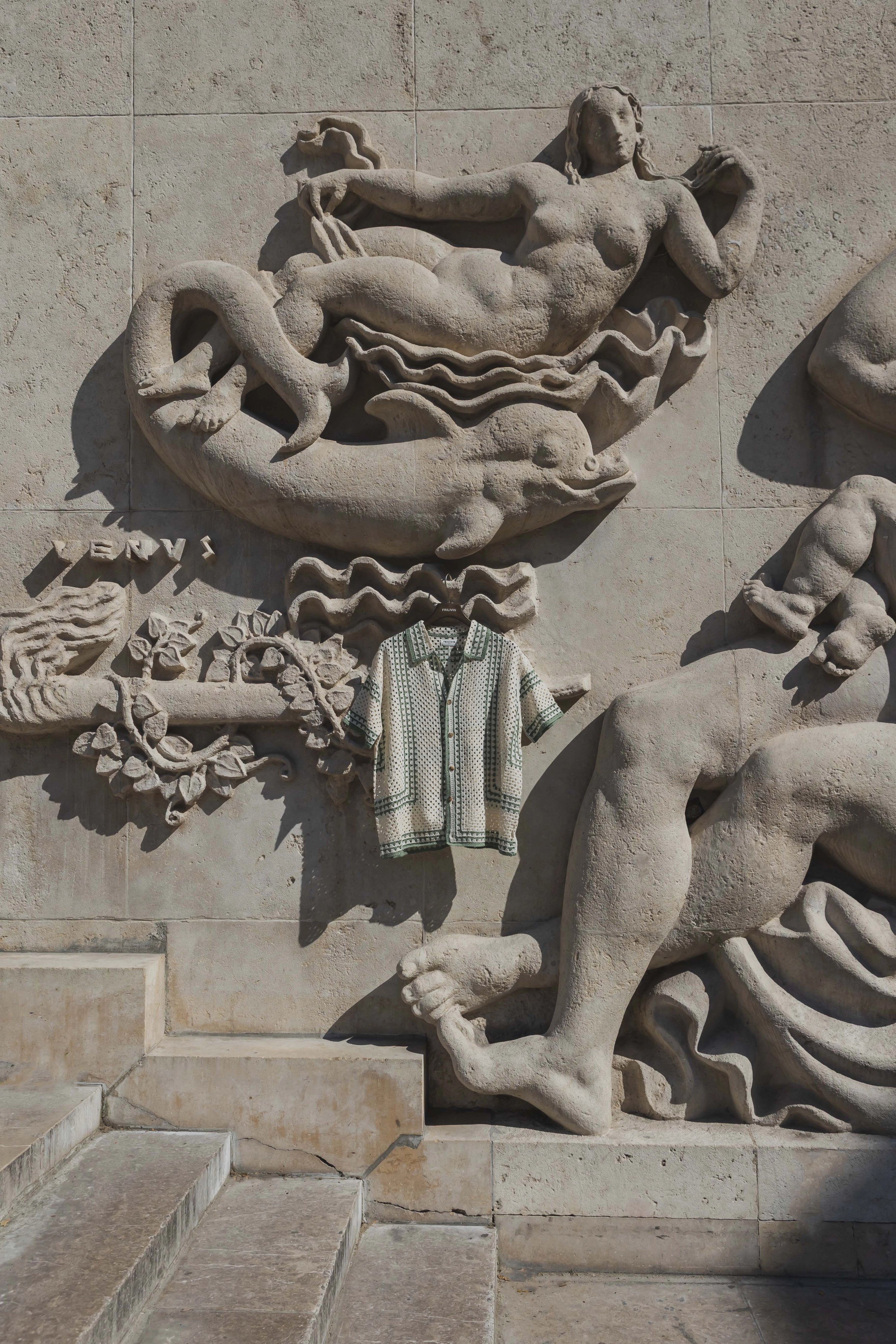 Chemise à motif crochet