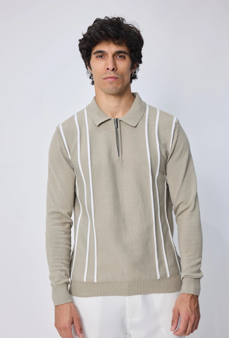 Polo manches longues