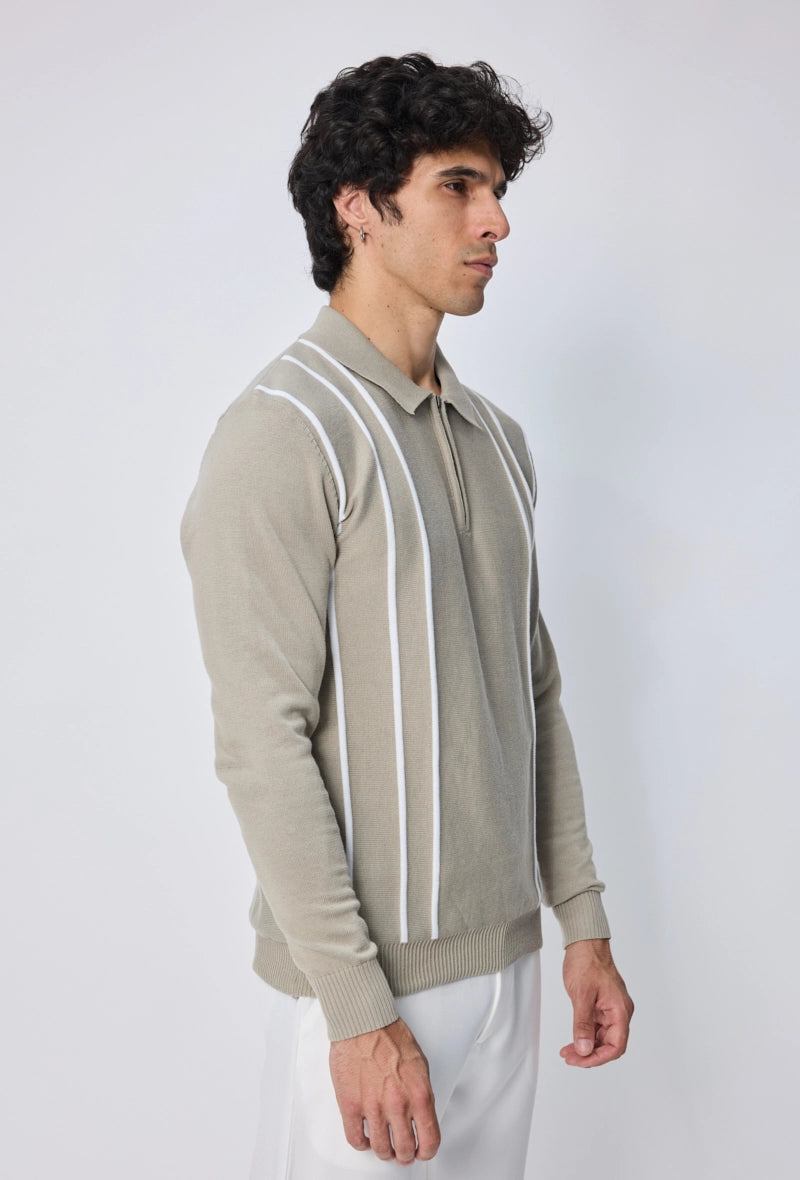 Polo manches longues