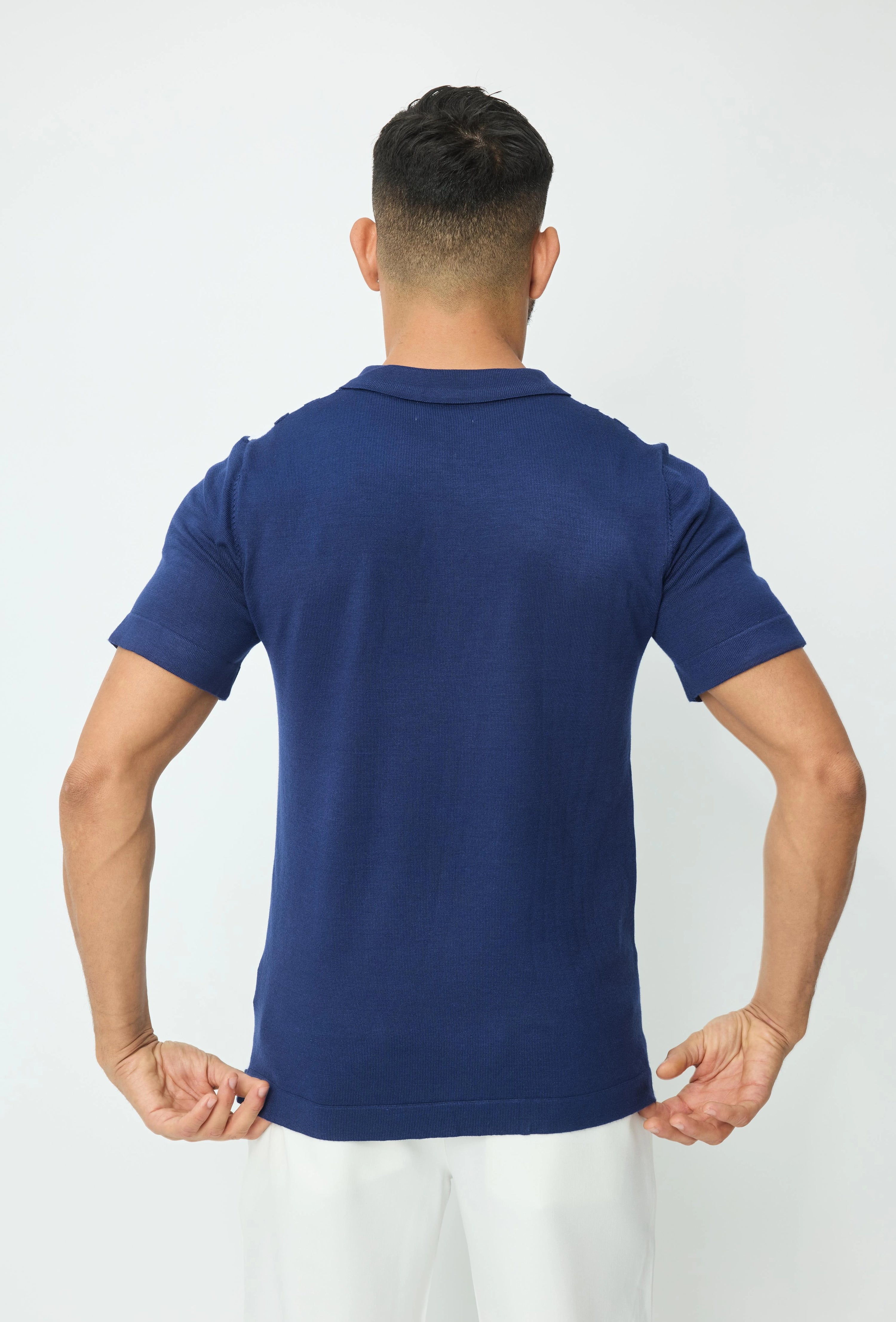 Polo avec détail à rayure