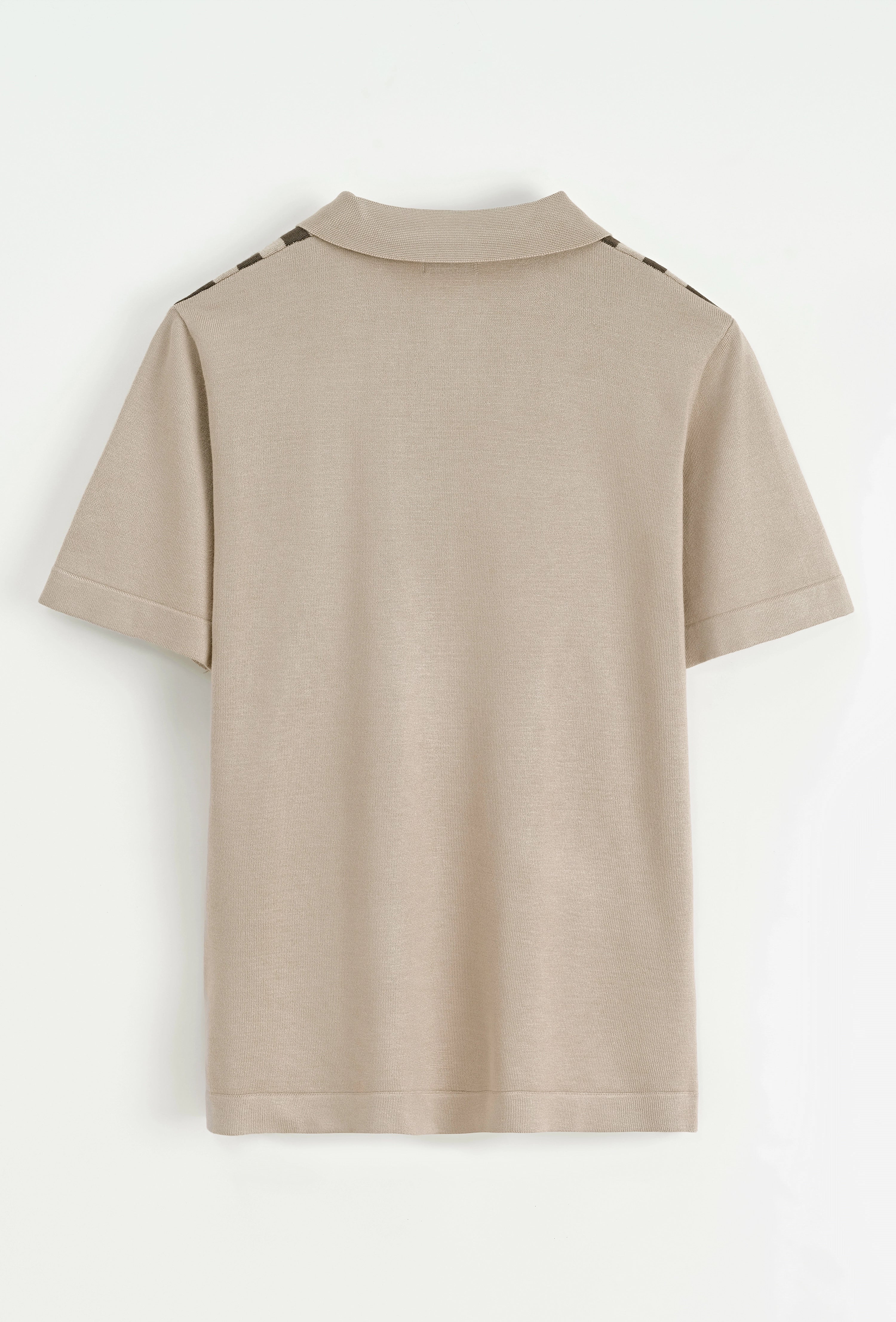 Polo avec détail à rayure