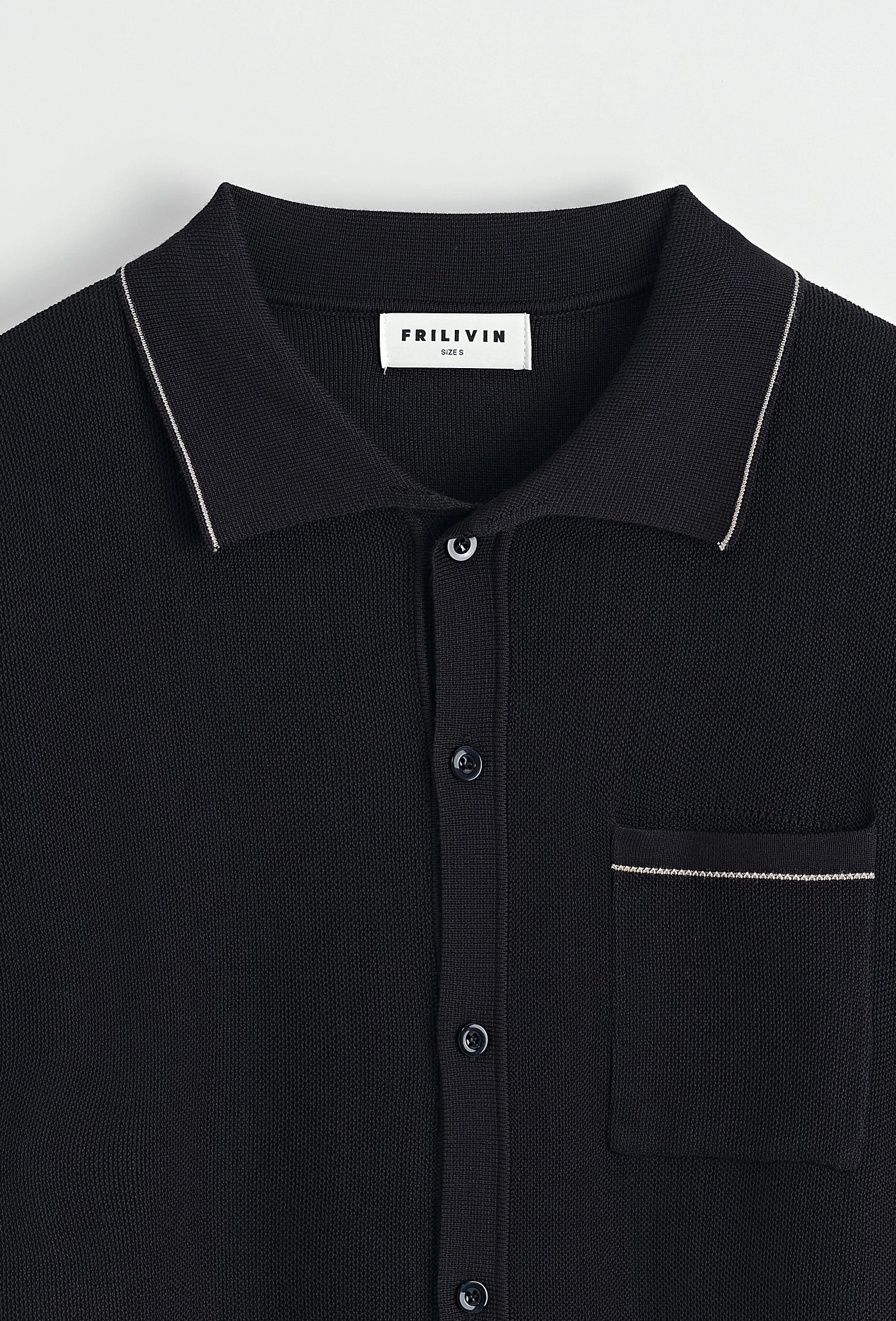 Polo avec détail à rayure