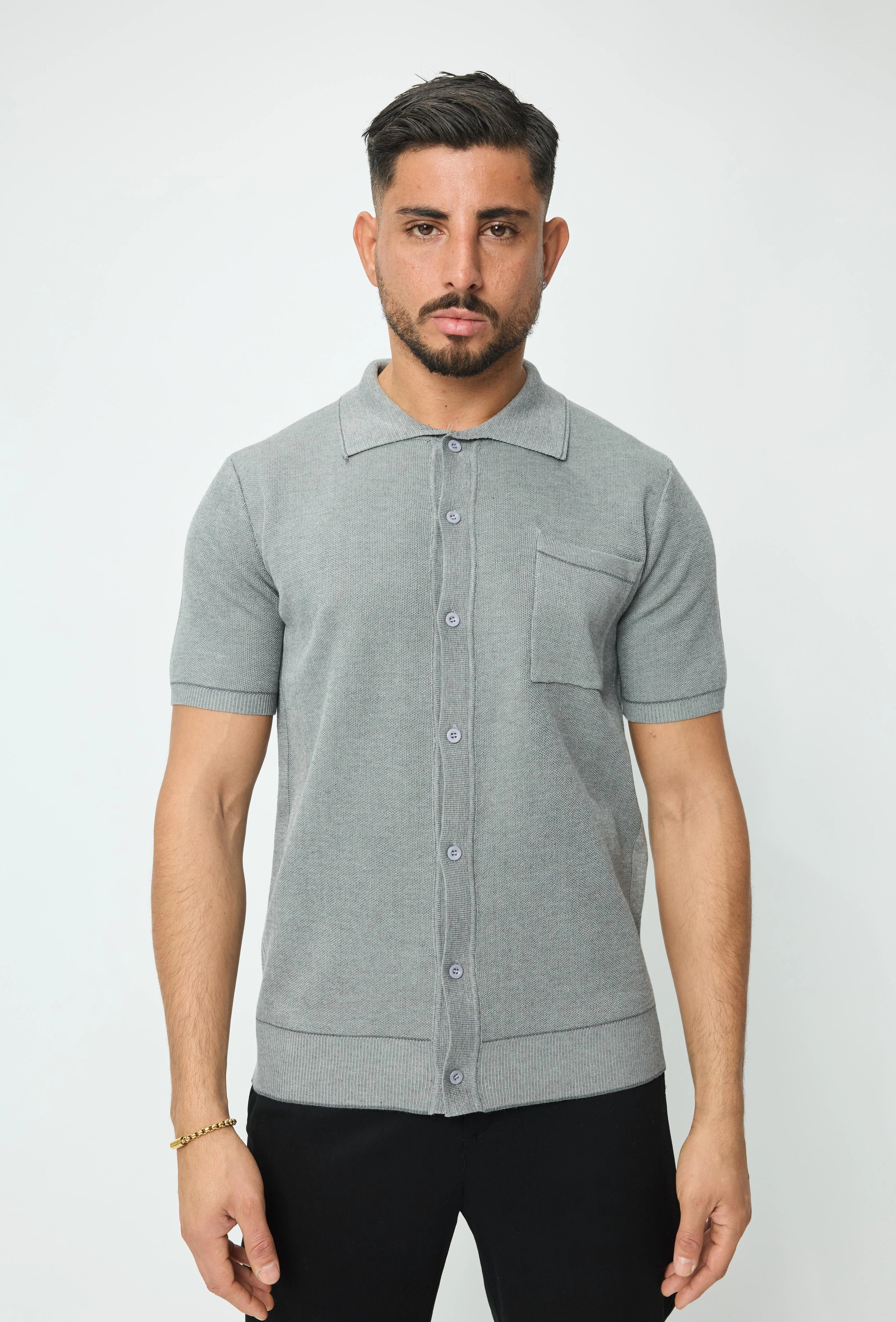 Polo avec détail à rayure