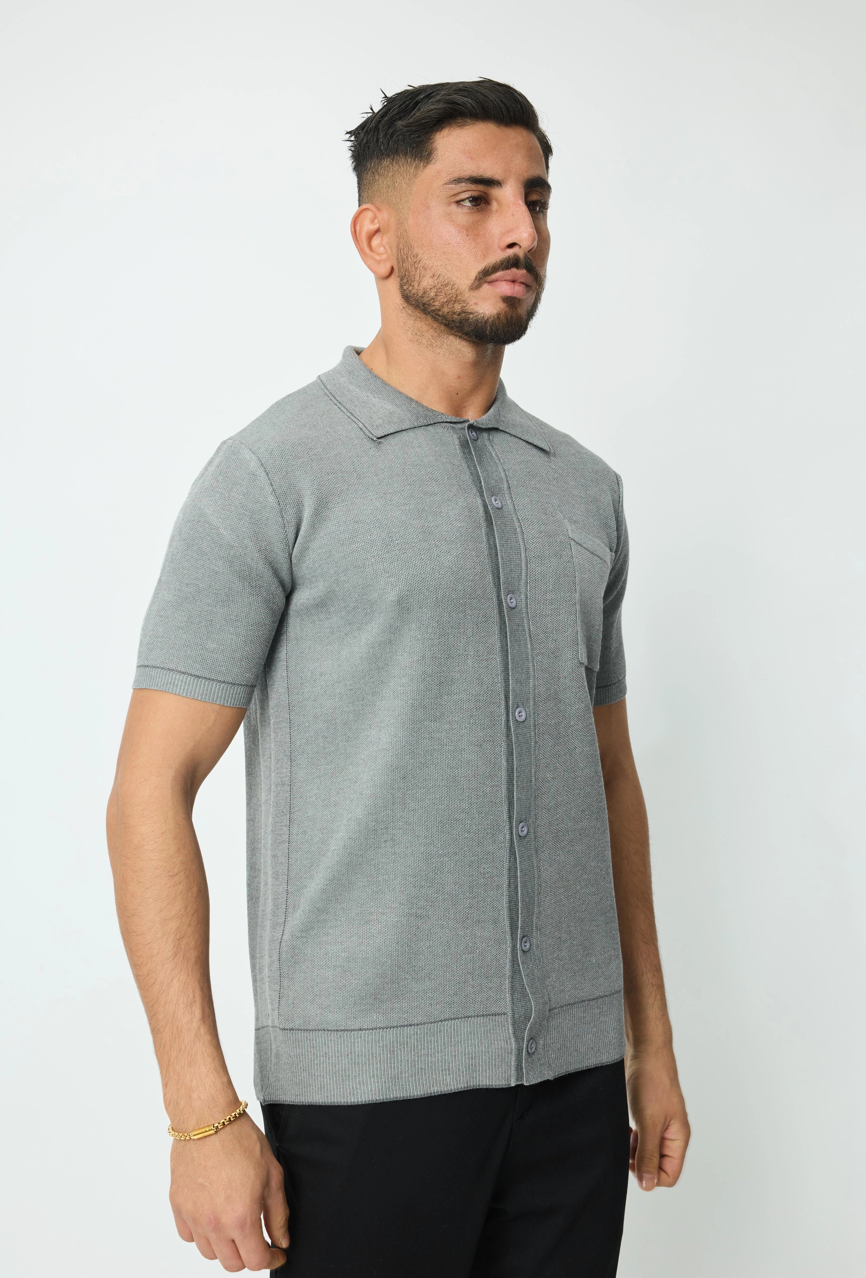 Polo avec détail à rayure