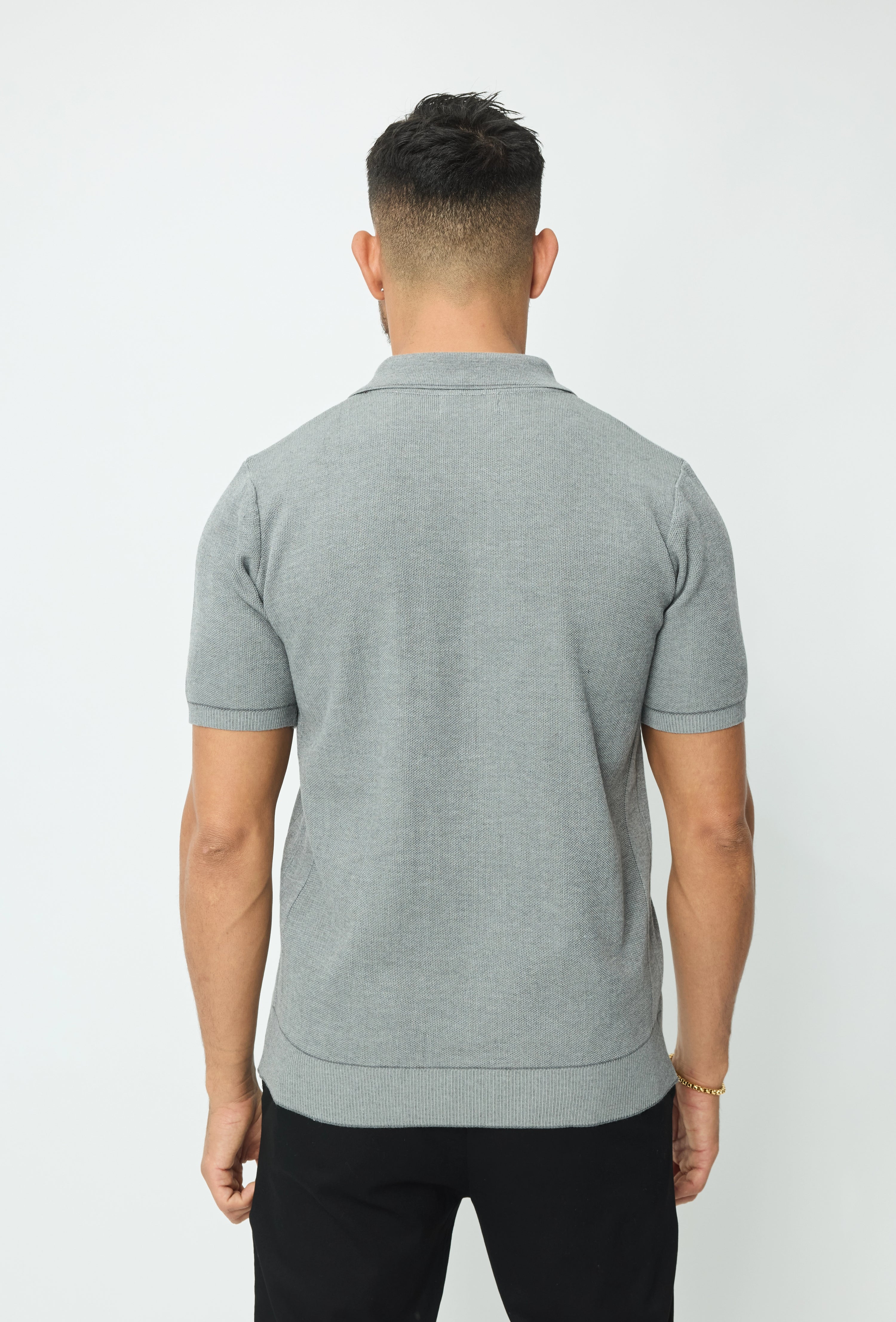 Polo avec détail à rayure